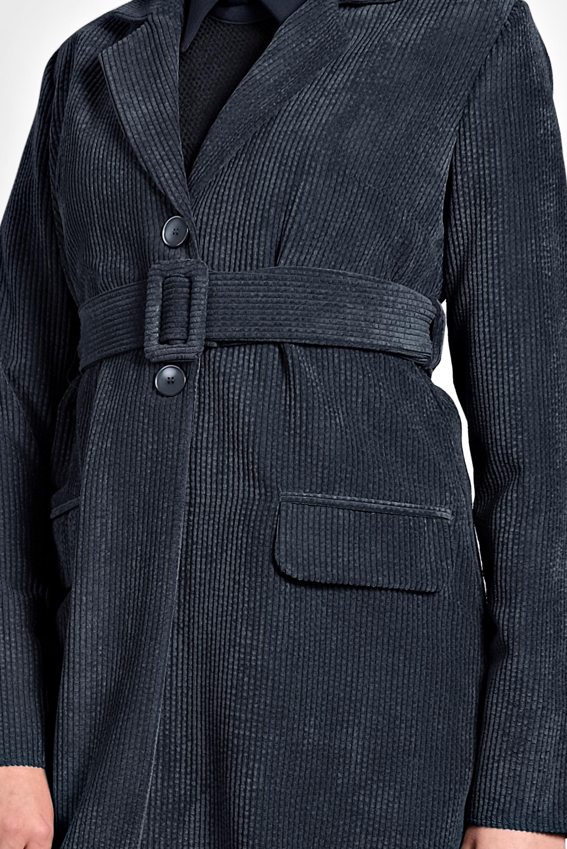 Tesettür giyim LACİVERT KADİFE CEKET 40351