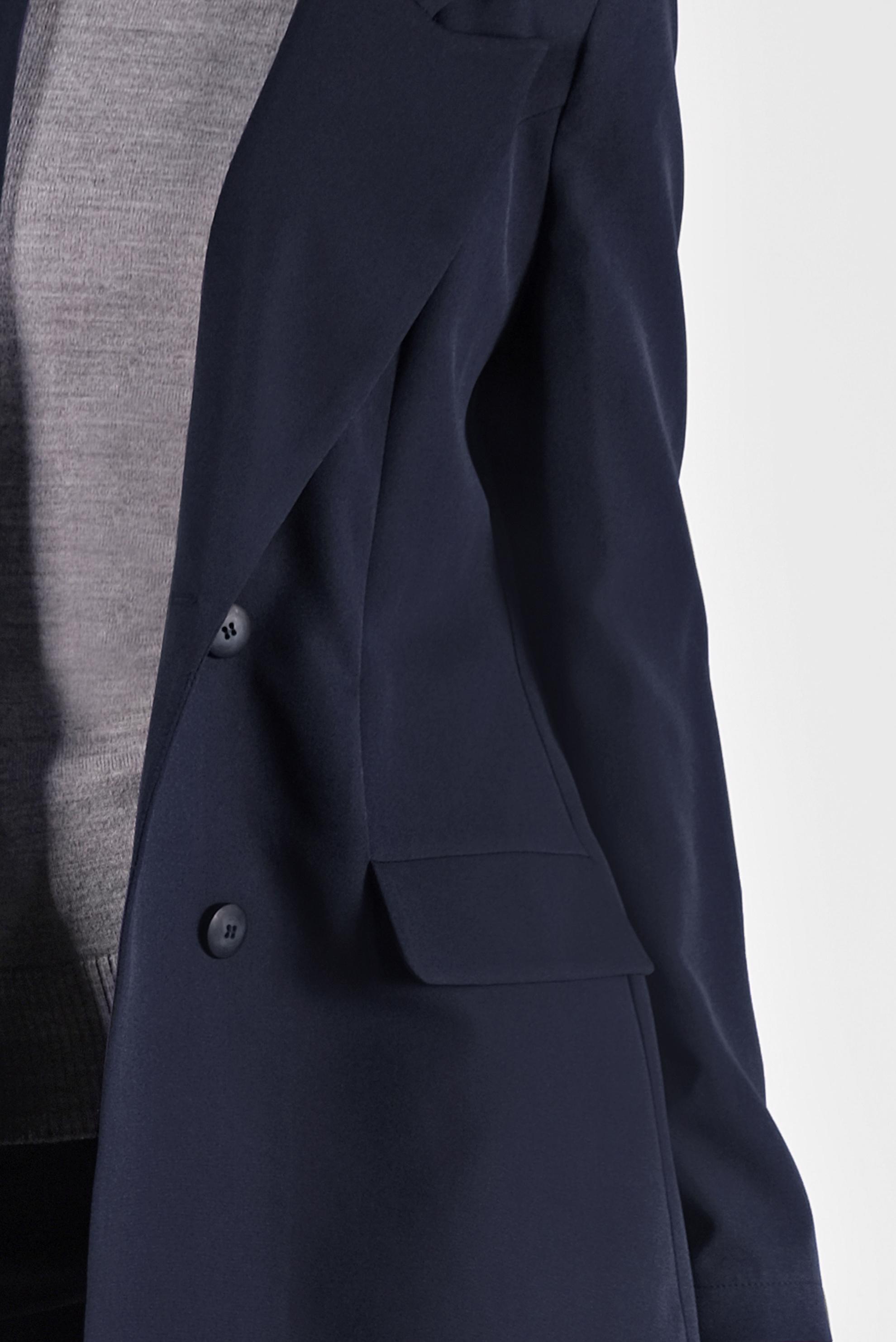 Hijab clothing NAVY BLUE BUTTONED CLASSIC JACKET 41195 