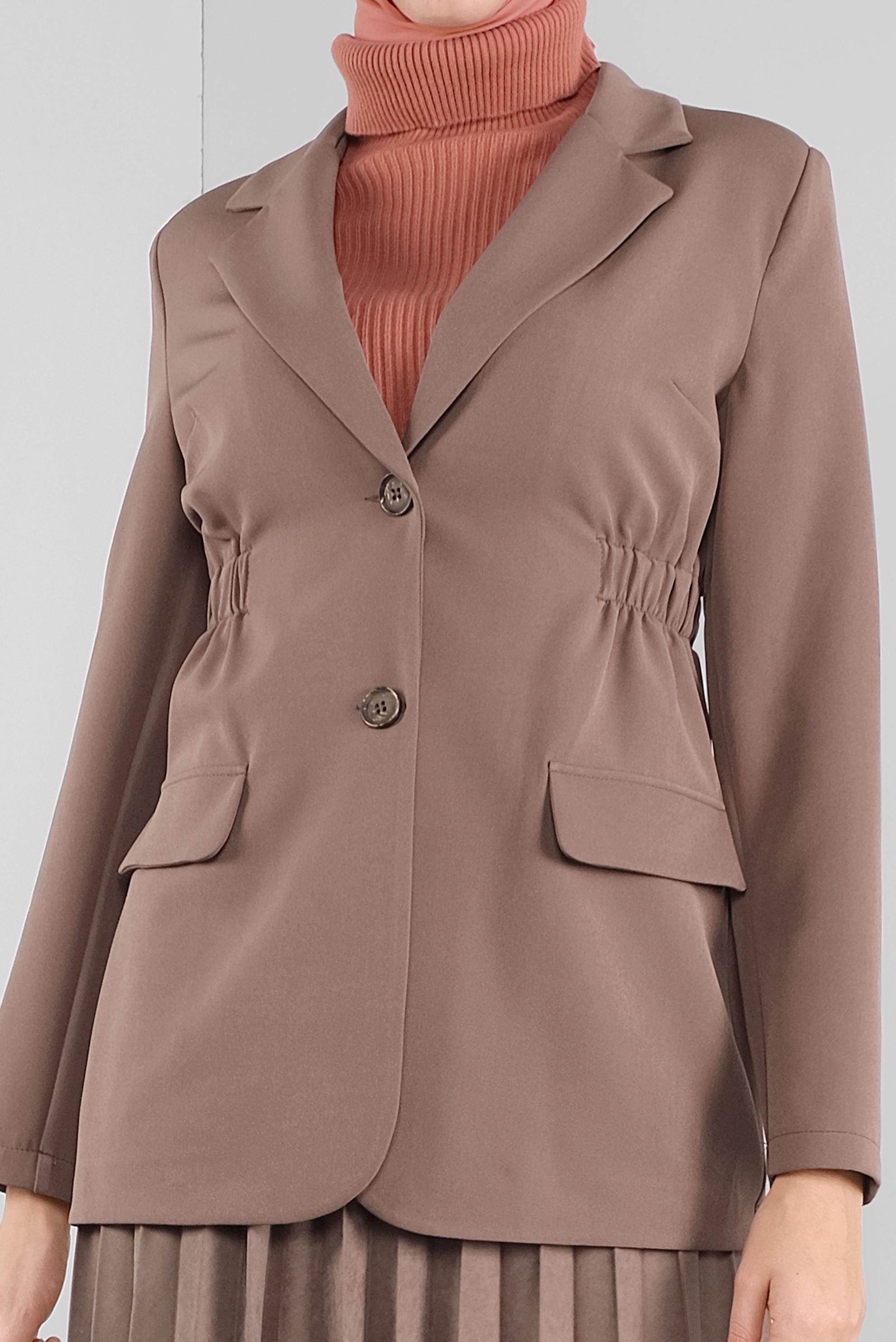 Hijab clothing MINK ELASTIC-WAIST JACKET 41216