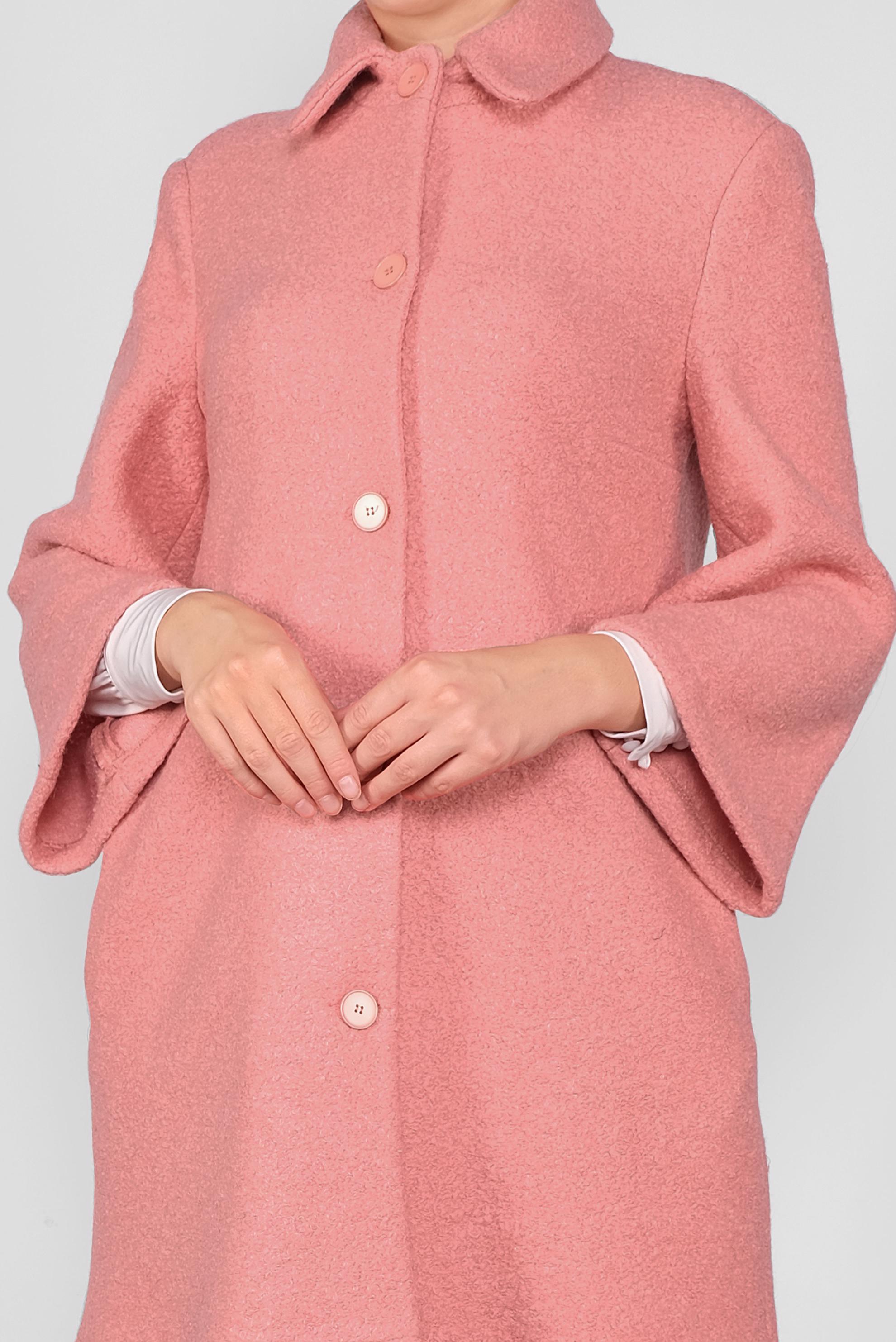 Tesettür giyim PUDRA DÜĞMELİ YÜN CEKET 41247 