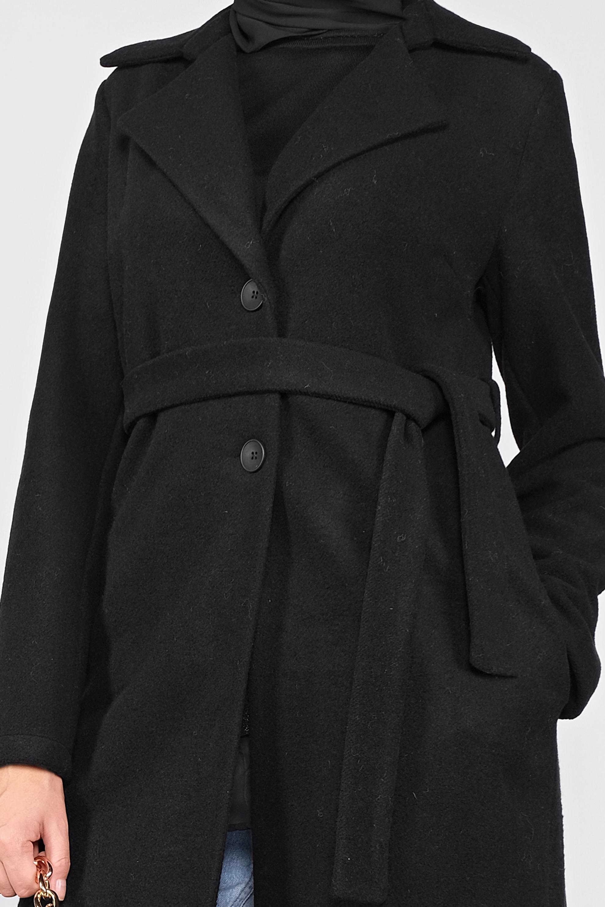 Tesettür giyim SİYAH DÜĞMELİ GİY ÇIK 41250