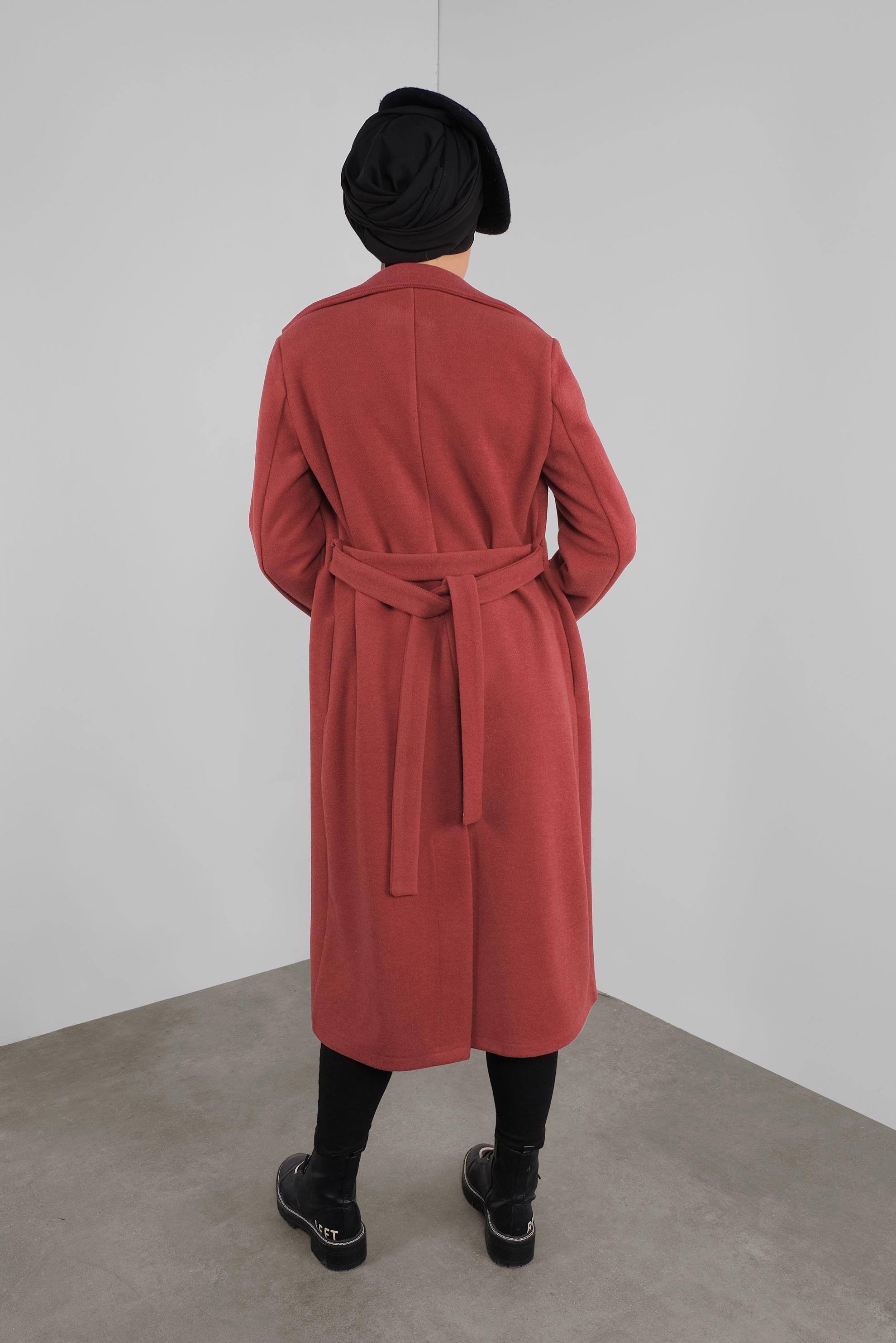 Tesettür giyim TURUNCU DÜĞMELİ GİY ÇIK 41250