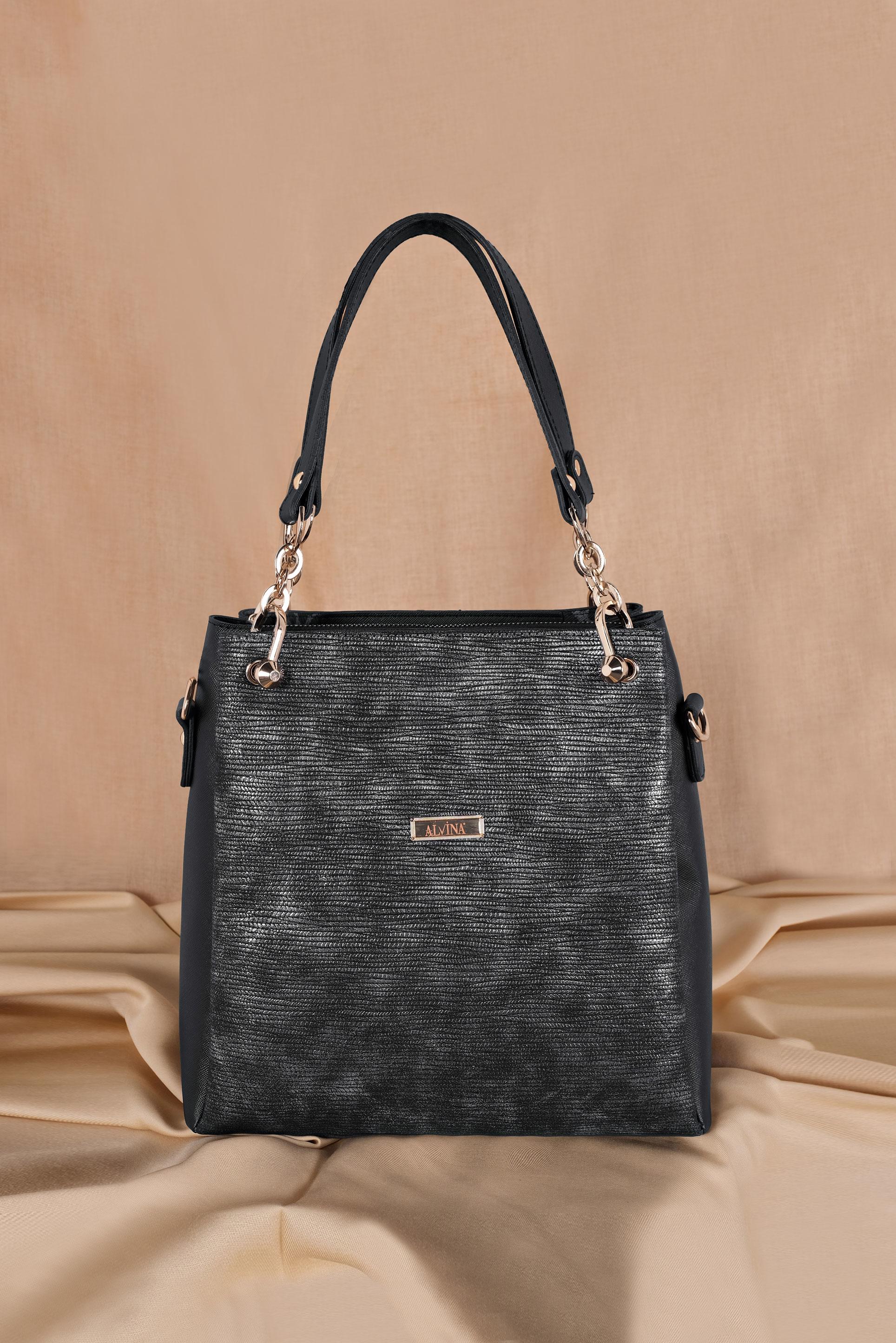 Tesettür giyim SİYAH 907 ALVİNA ÇANTA