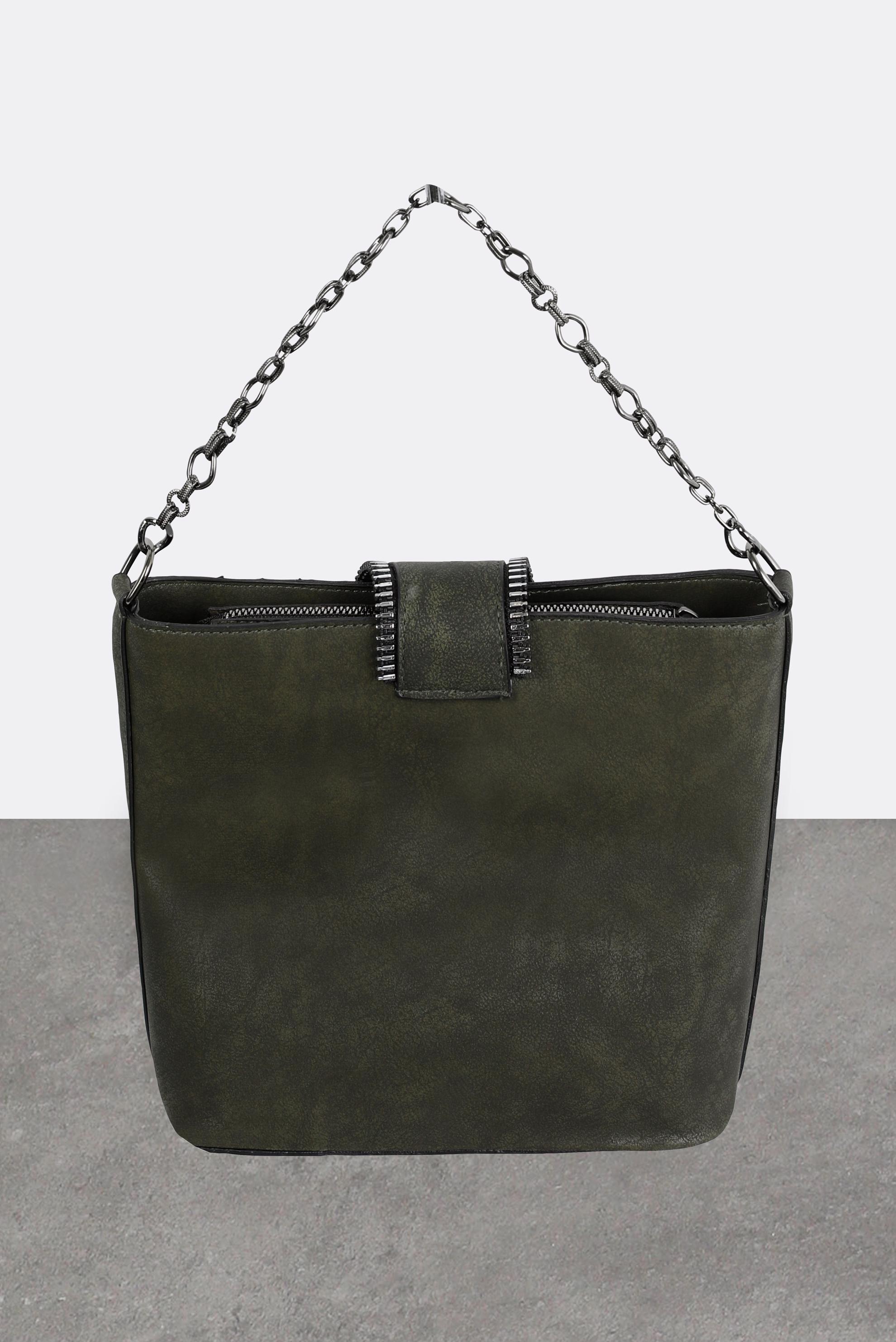 Tesettür giyim HAKİ ALVİNA ÇANTA 916 