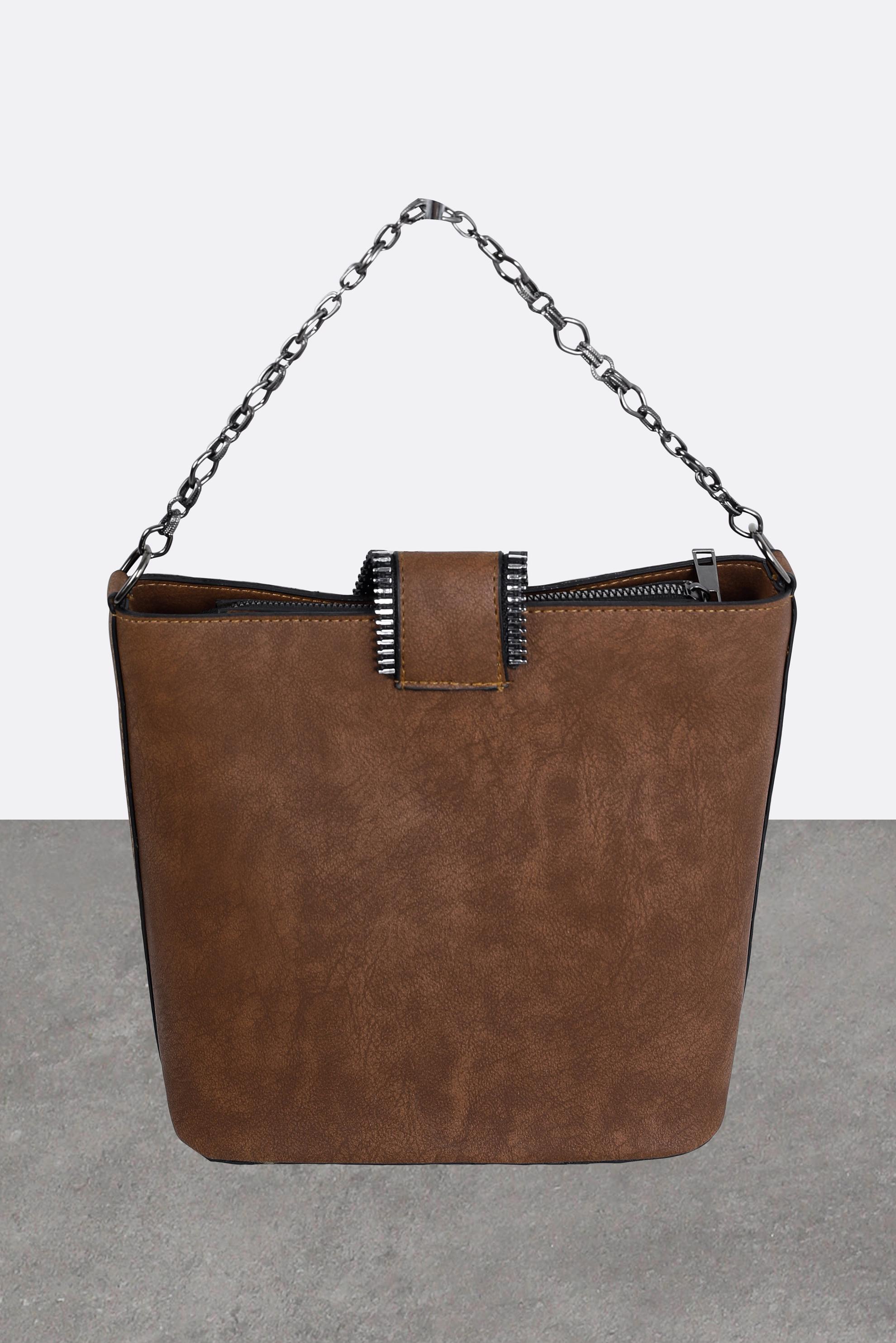 Tesettür giyim TABA ALVİNA ÇANTA 916 