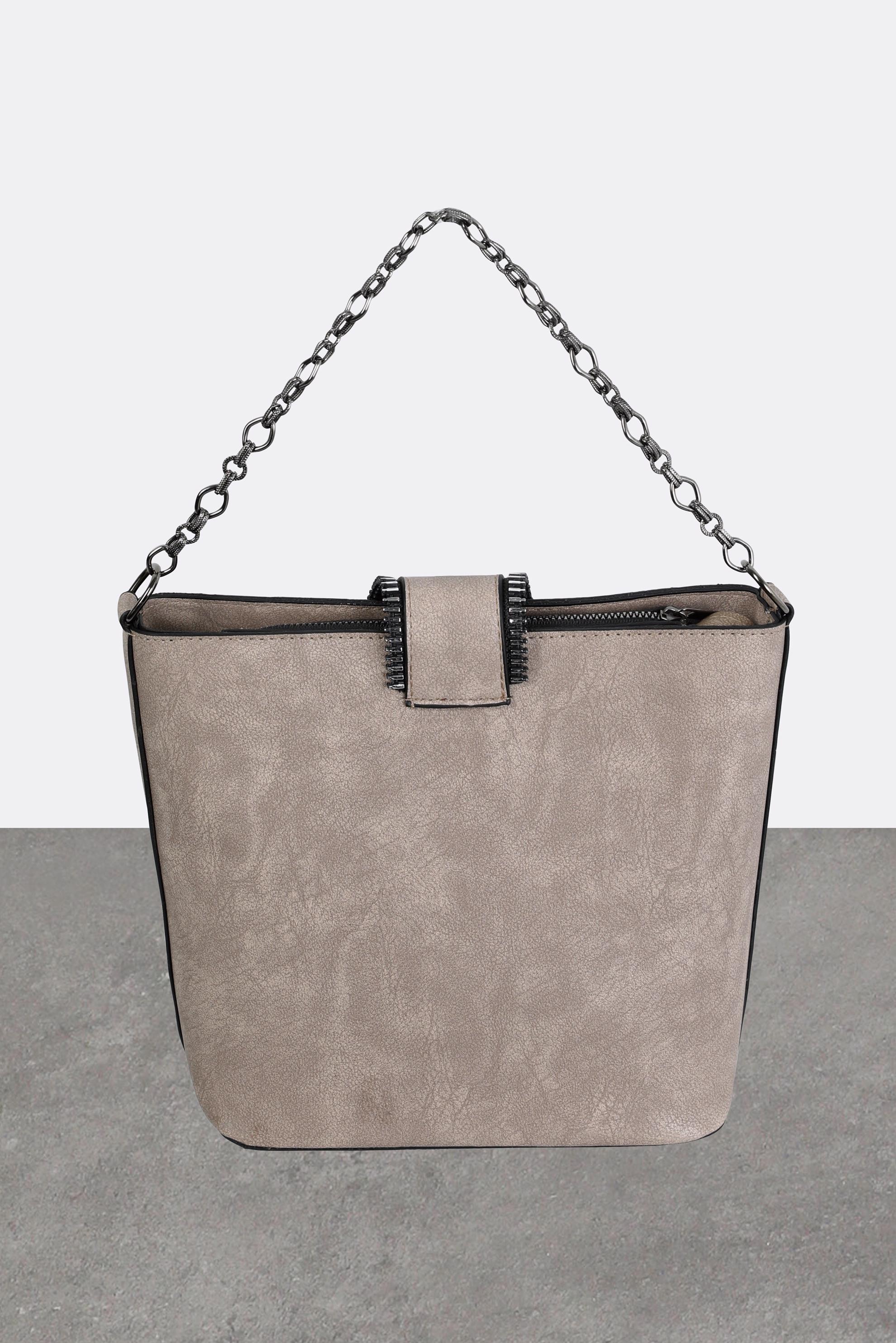 Tesettür giyim VİZON ALVİNA ÇANTA 916 