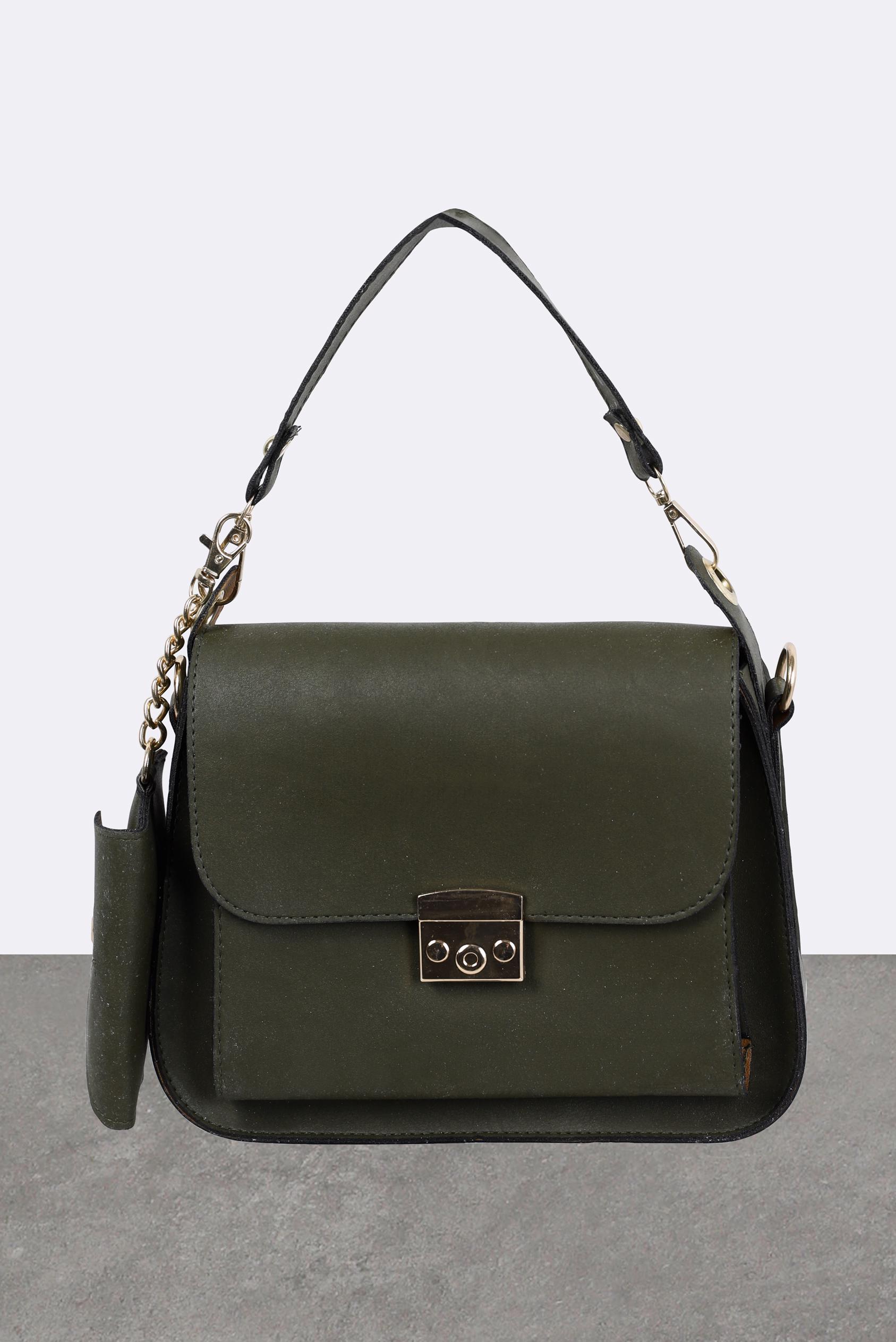 Tesettür giyim HAKİ ALVİNA ÇANTA 918 