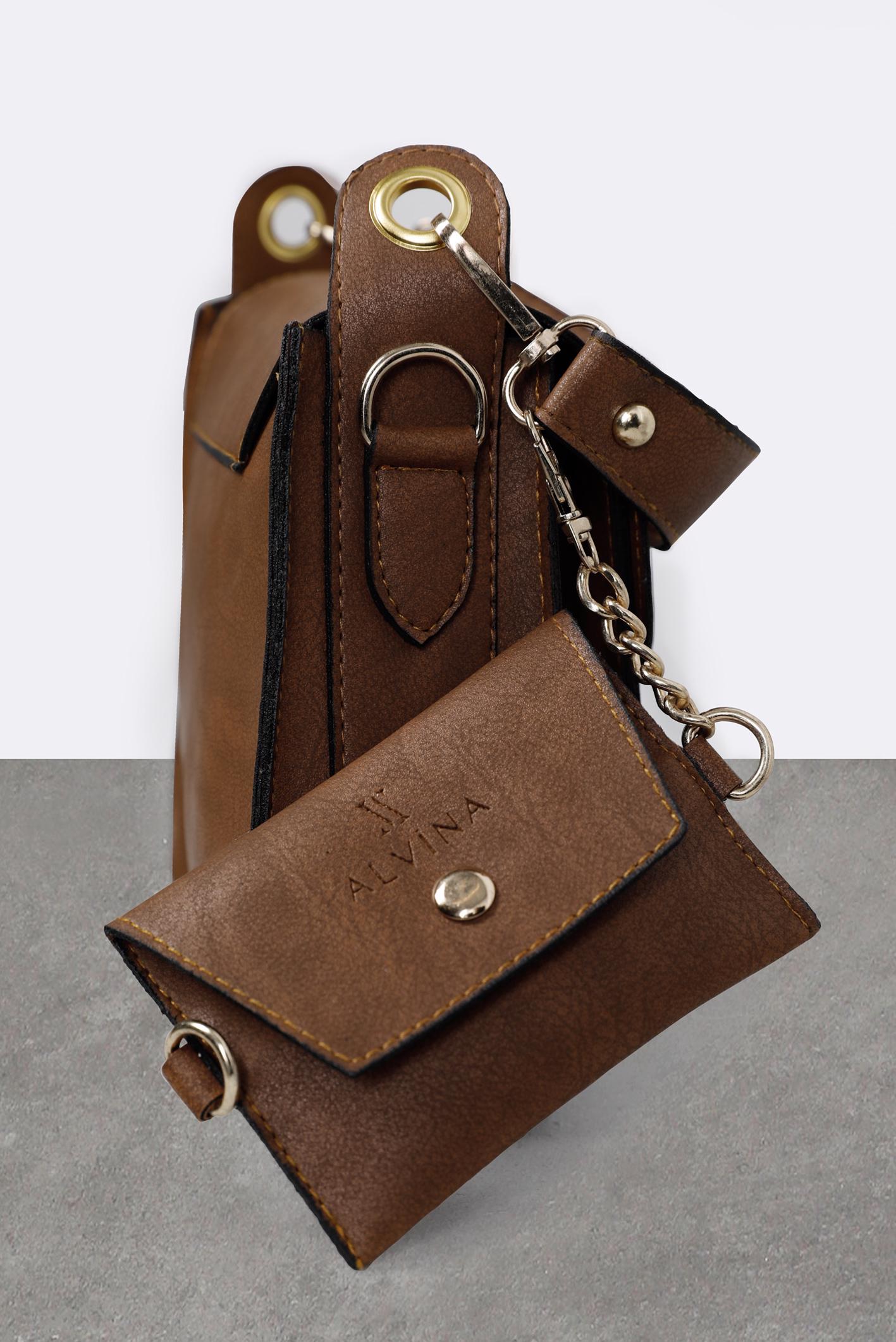 Tesettür giyim TABA ALVİNA ÇANTA 918 