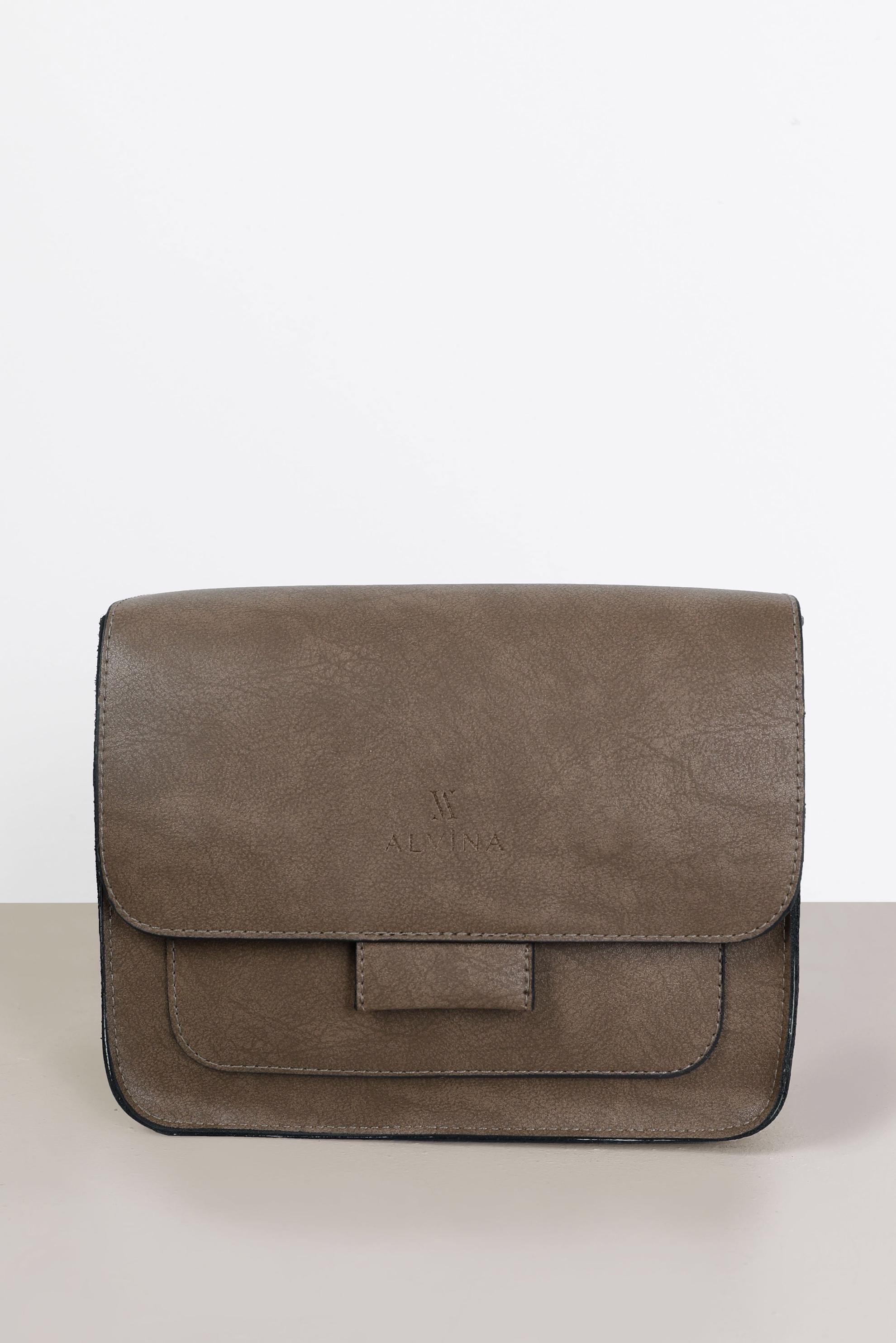 Tesettür giyim VİZON ALVİNA ÇANTA 920 