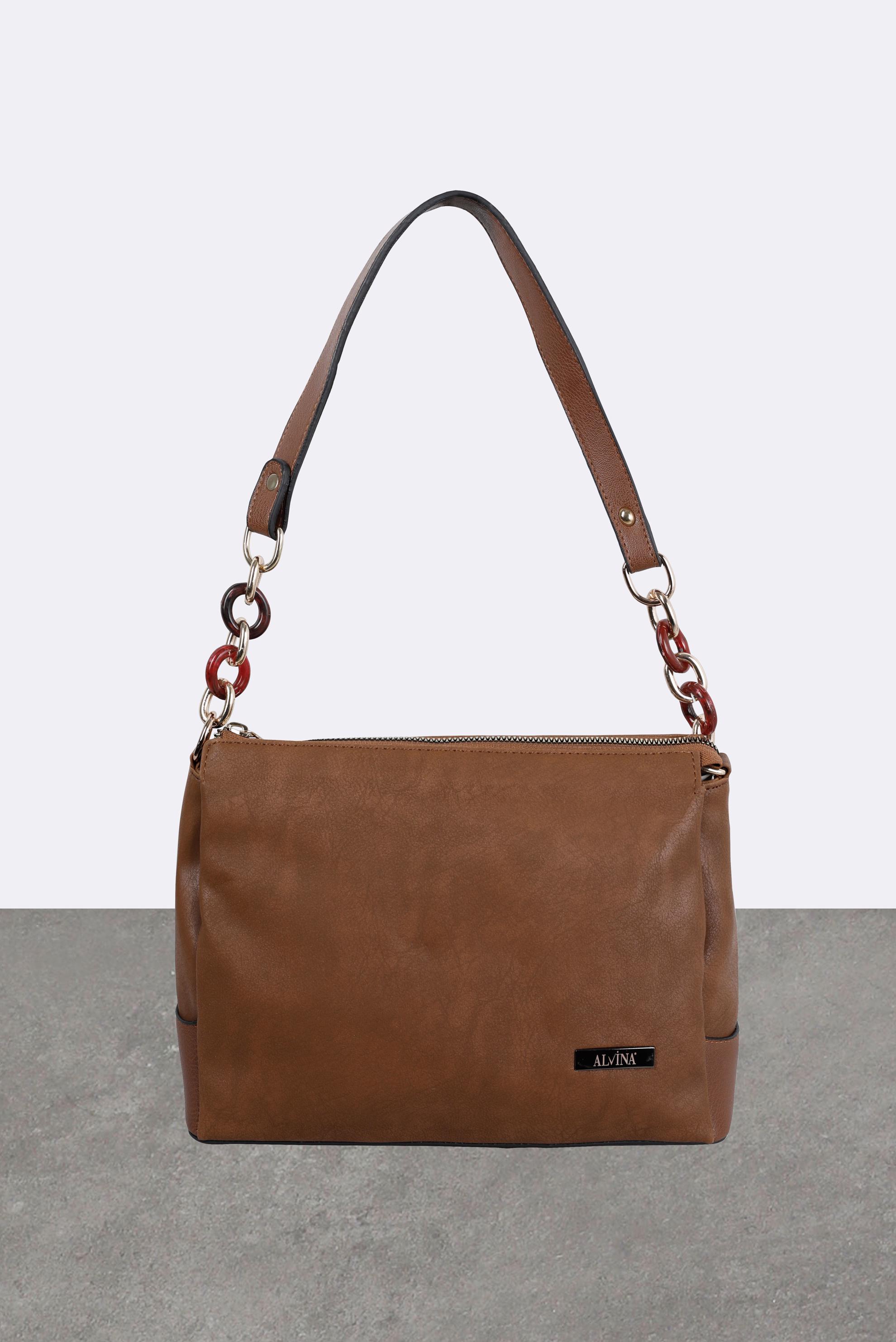 Tesettür giyim TABA ALVİNA ÇANTA 925 