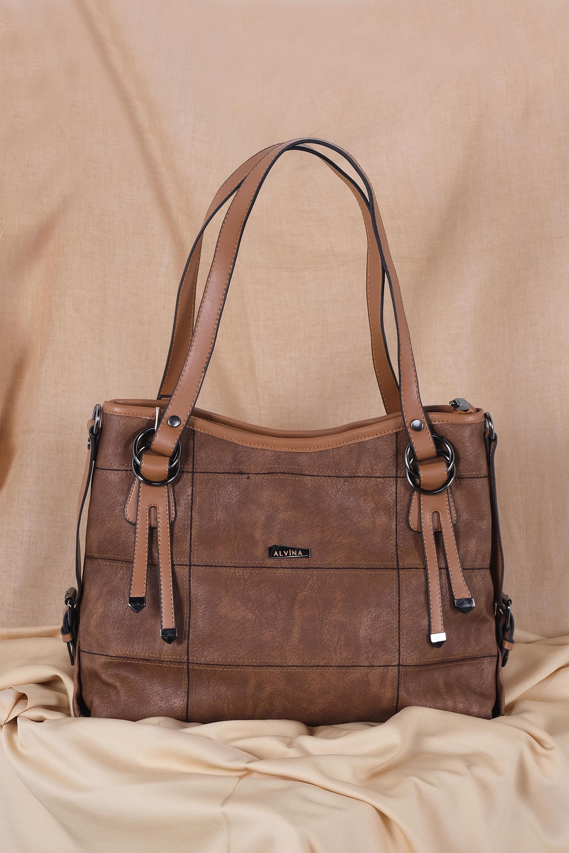 Tesettür giyim TABA 1835 ALVİNA ÇANTA