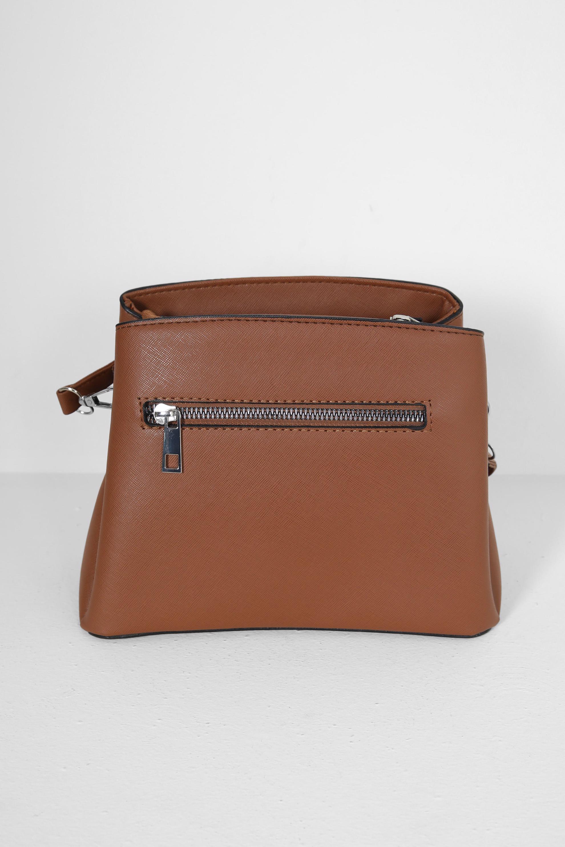 Tesettür giyim TABA ALVİNA ÇANTA 1851 