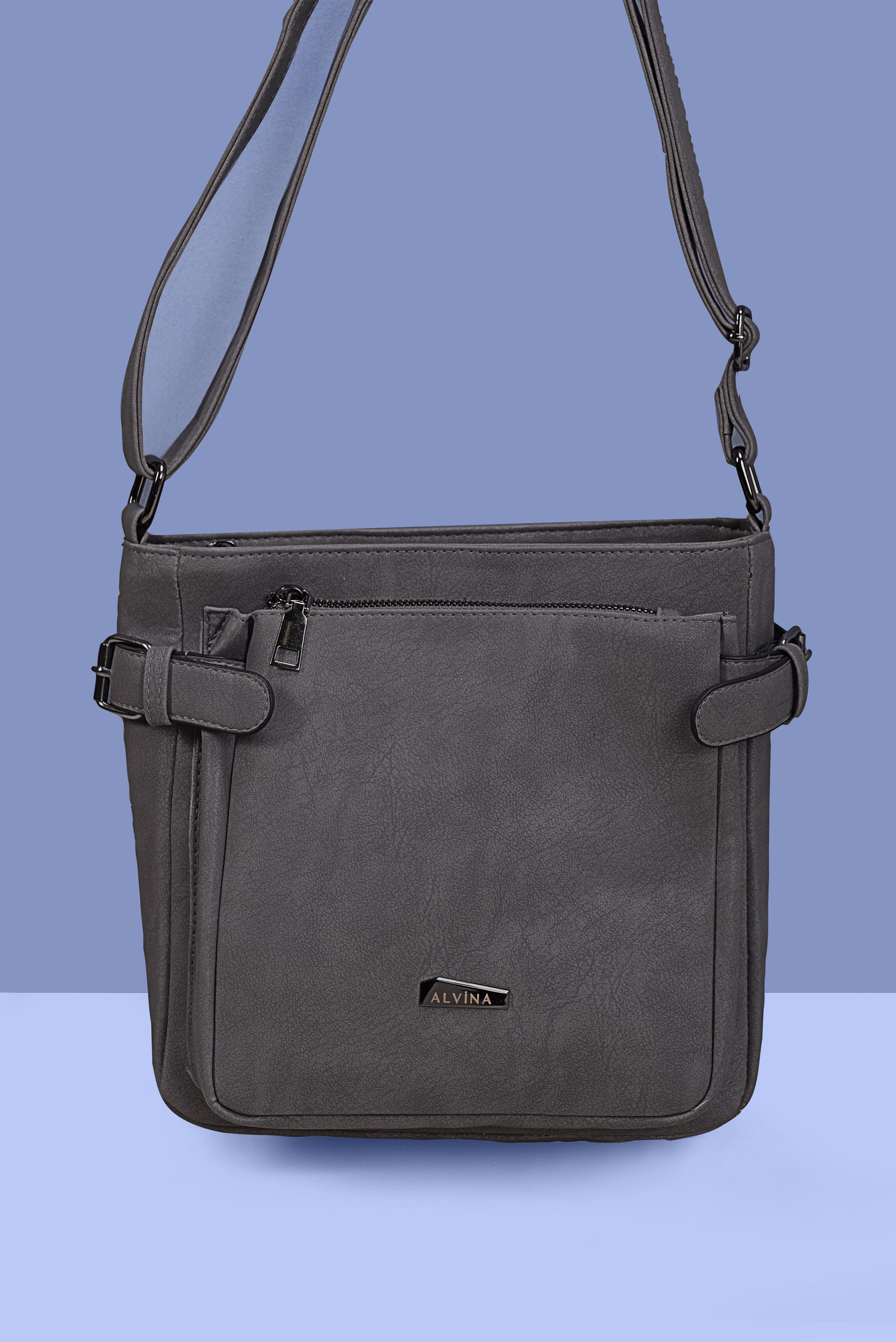 Tesettür giyim GRİ 1852 ALVİNA ÇANTA