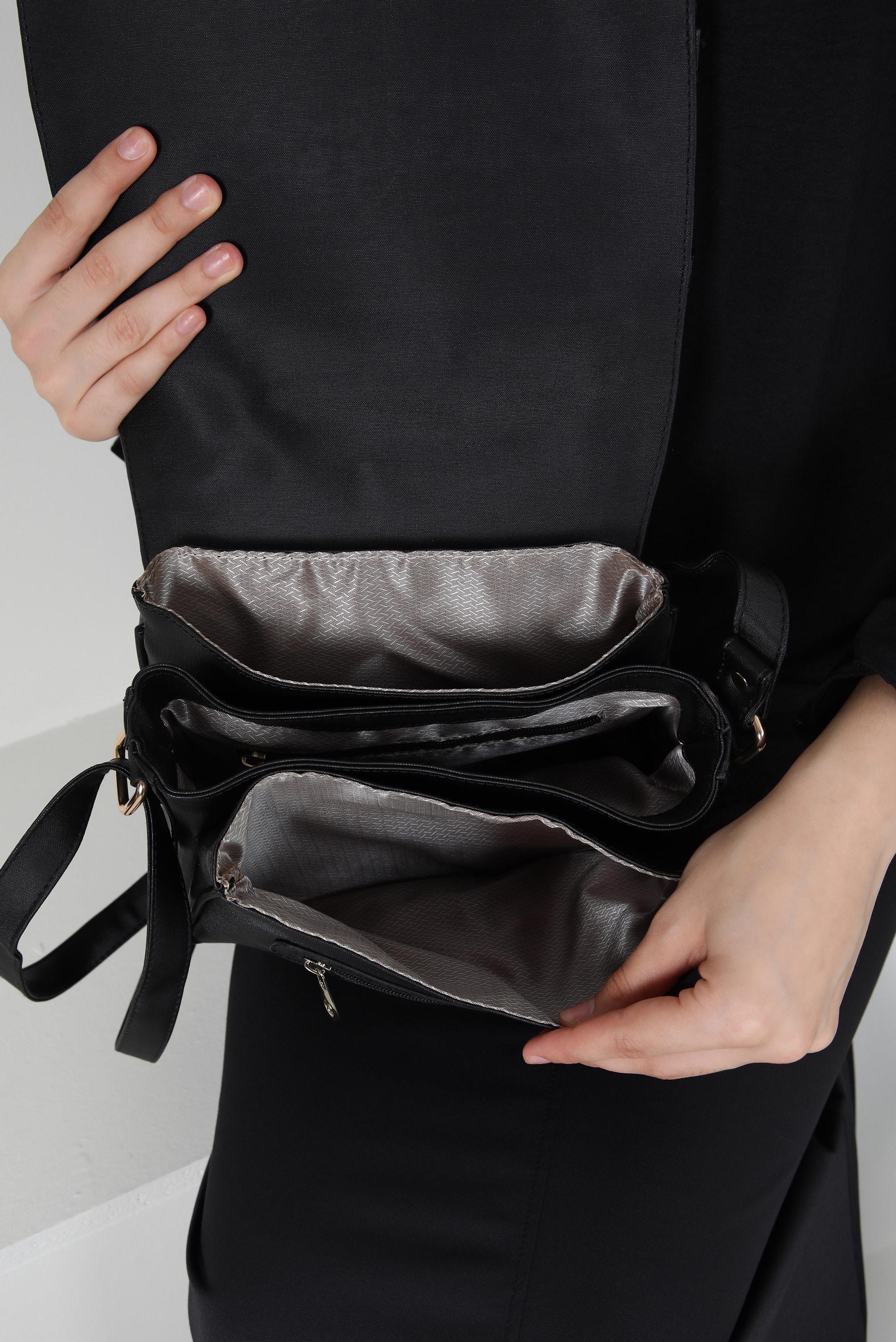 Tesettür giyim SİYAH ALVİNA ÇANTA 1853