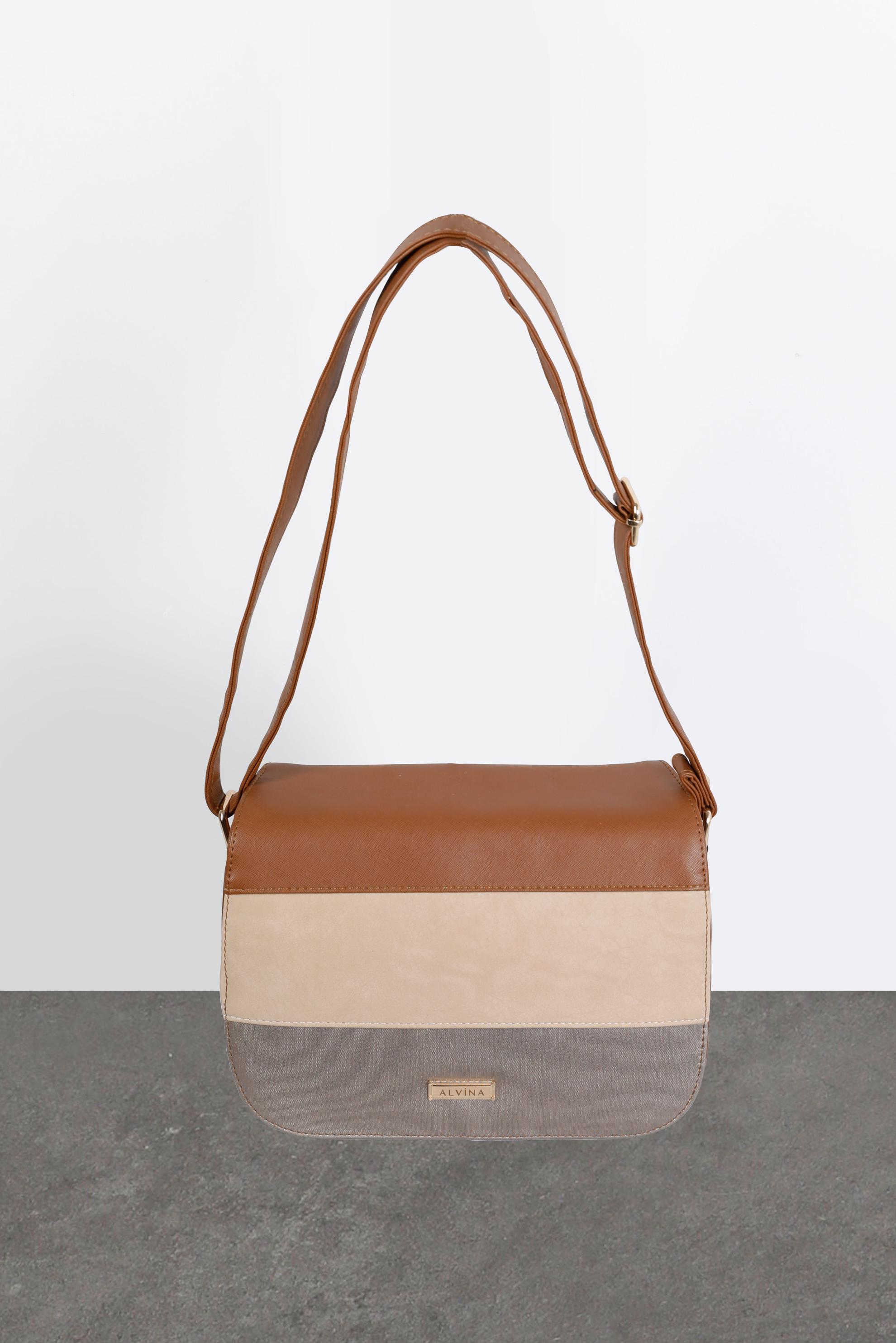 Tesettür giyim TABA ALVİNA ÇANTA 1853