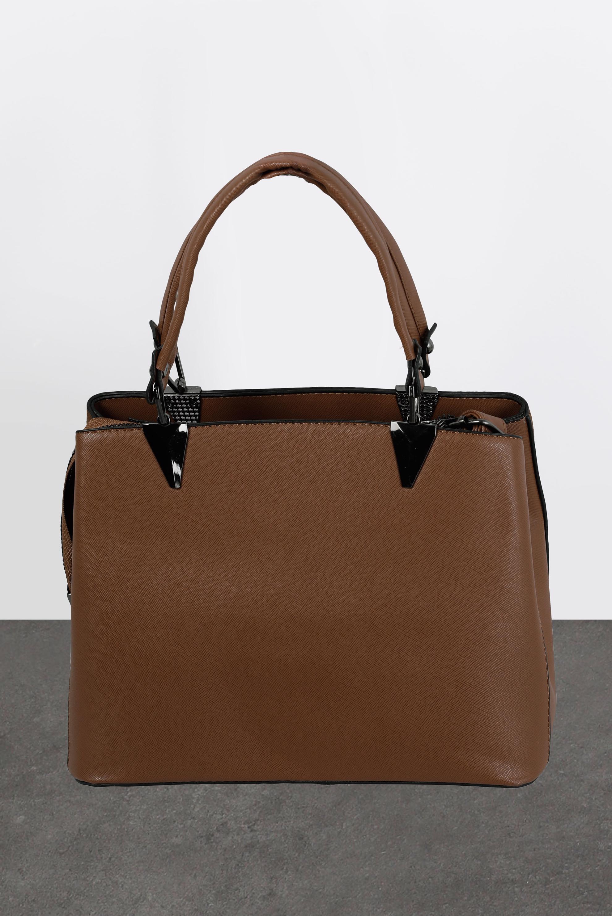 Tesettür giyim TABA ALVİNA ÇANTA 1856 