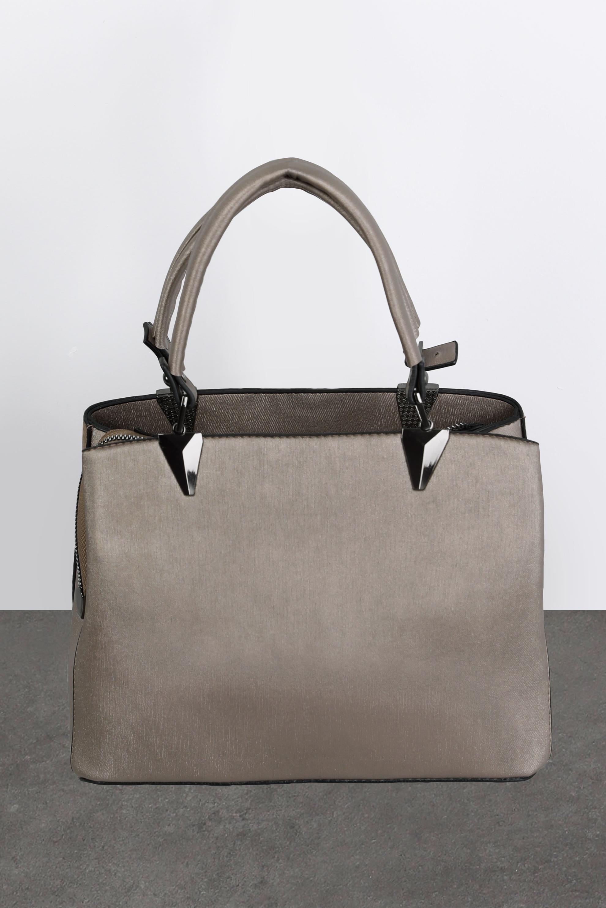 Tesettür giyim VİZON ALVİNA ÇANTA 1856 