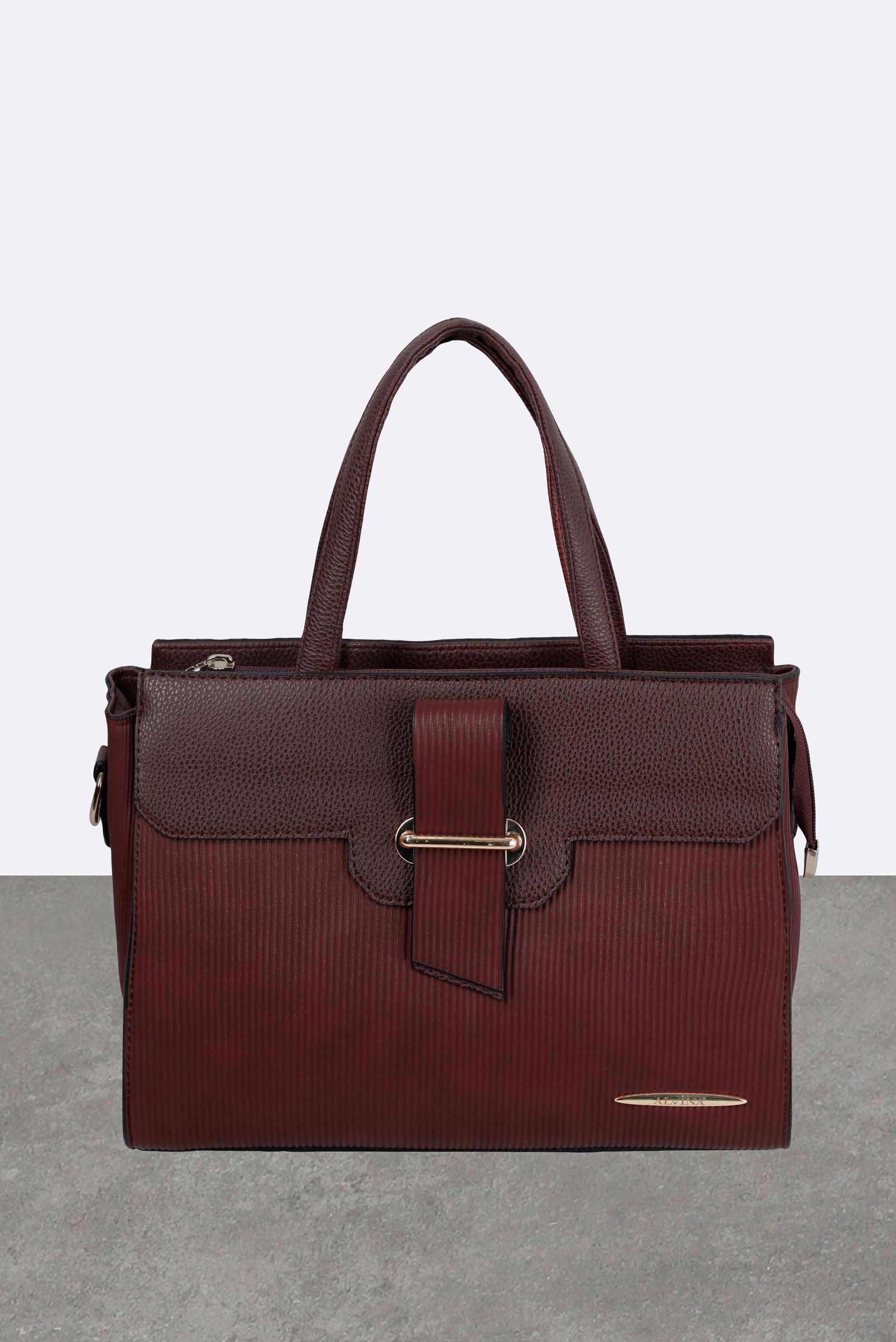 Tesettür giyim BORDO ALVİNA ÇANTA 8039 