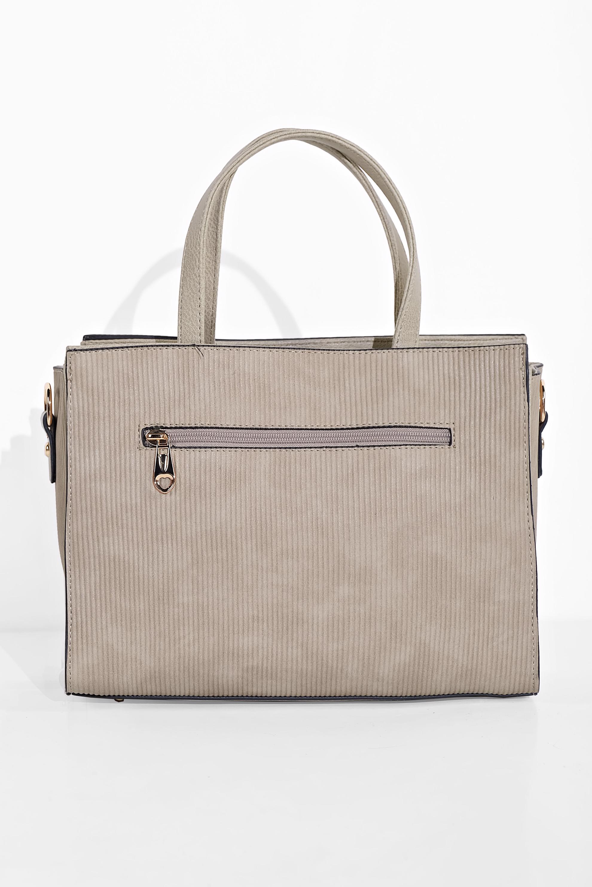 Tesettür giyim VİZON ALVİNA ÇANTA 8039 