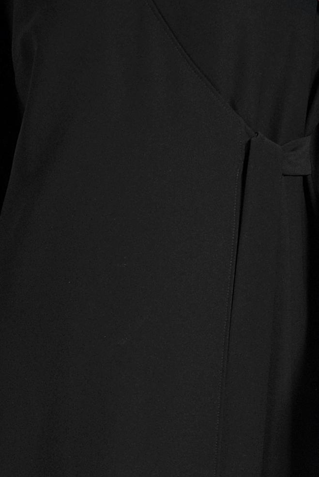 Hijab clothing BLACK TIE DETAIL CREPE DRESS 20020  - ALVİNA