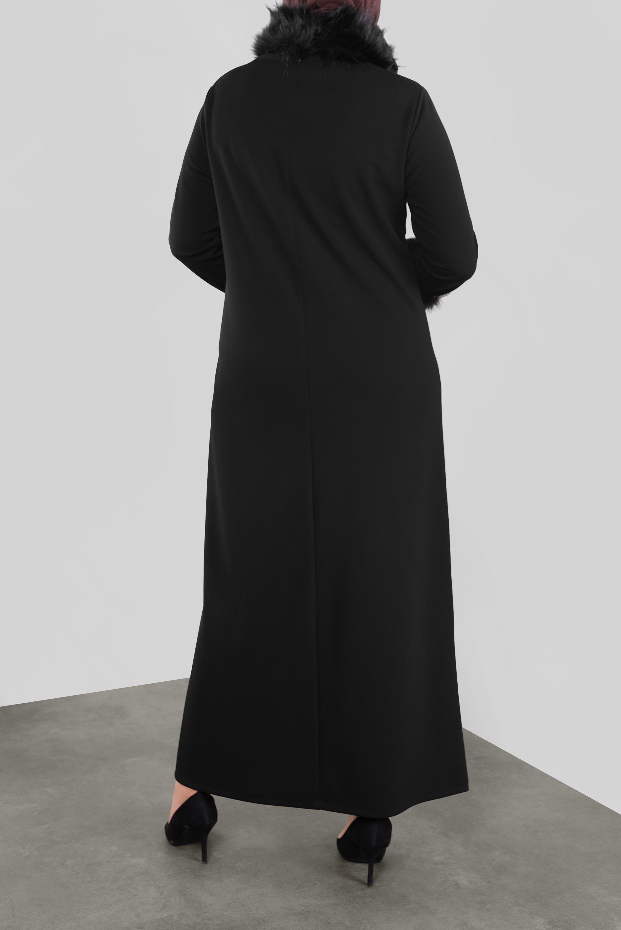 Vêtements hijab NOIR 20111 WENİCE ELBİSE 44/48 TEK42