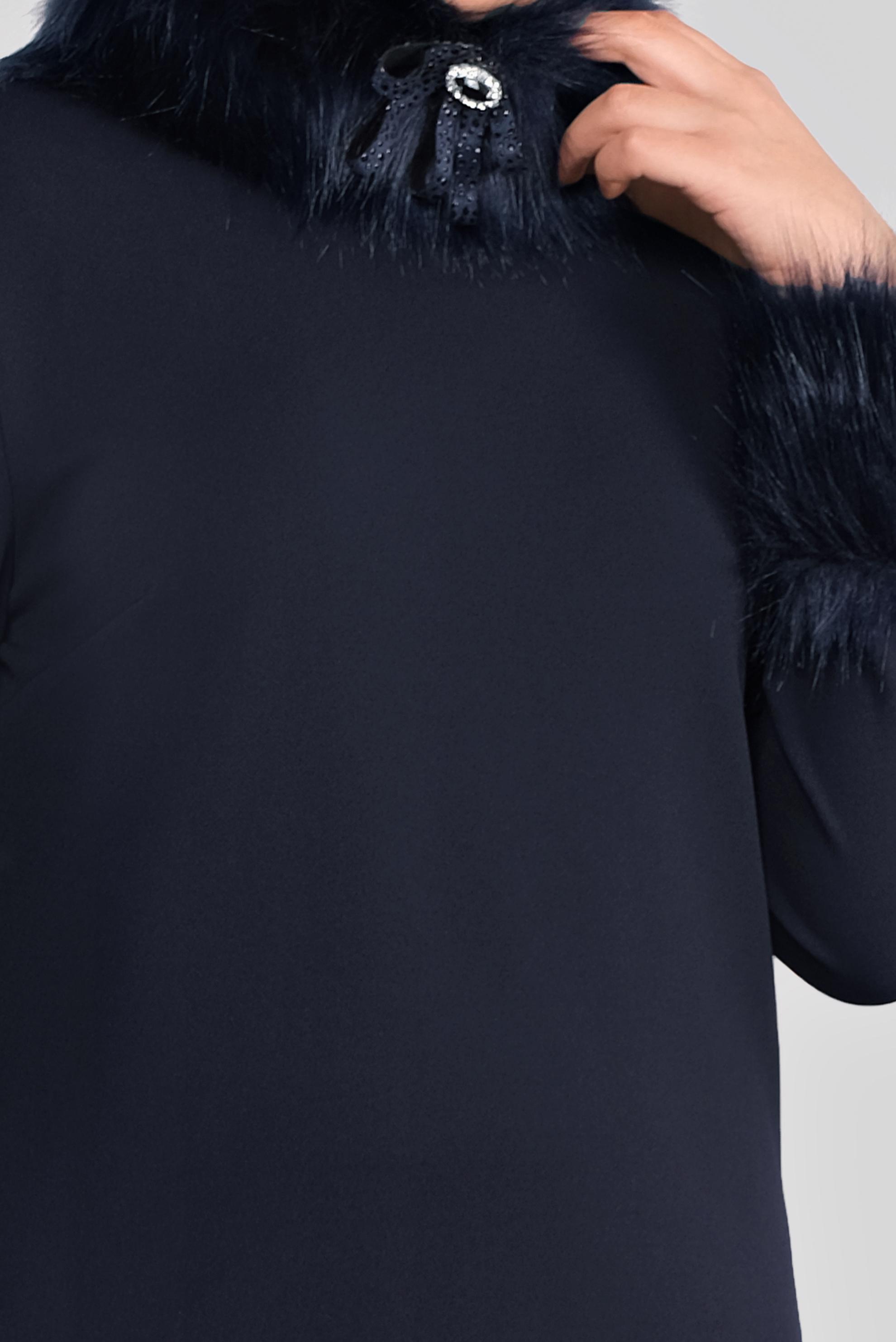 Vêtements hijab BLEU MARINE 20111 WENİCE ELBİSE 44/48 TEK42