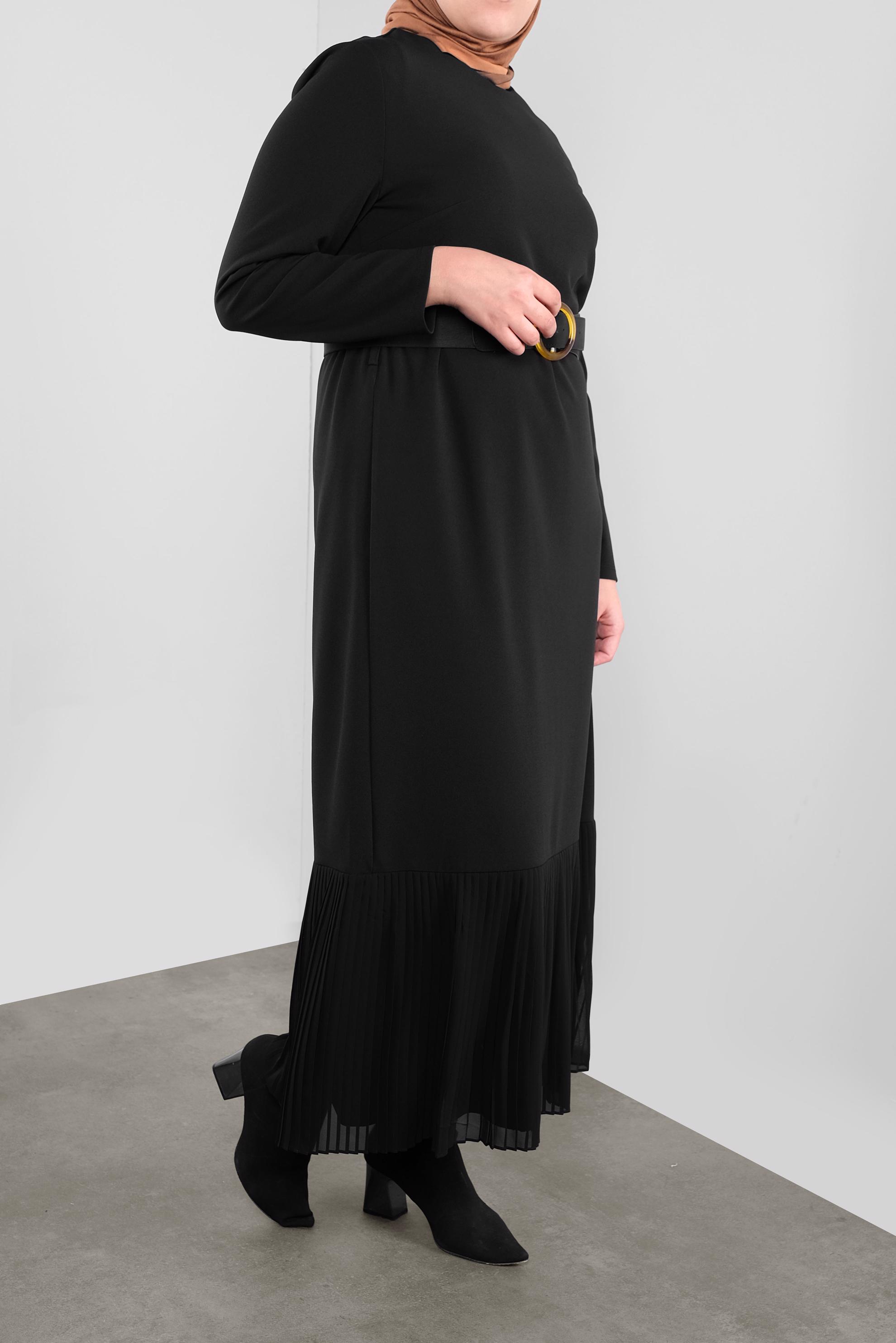 Vêtements hijab NOIR 20117 6775 ELBİSE 44/48