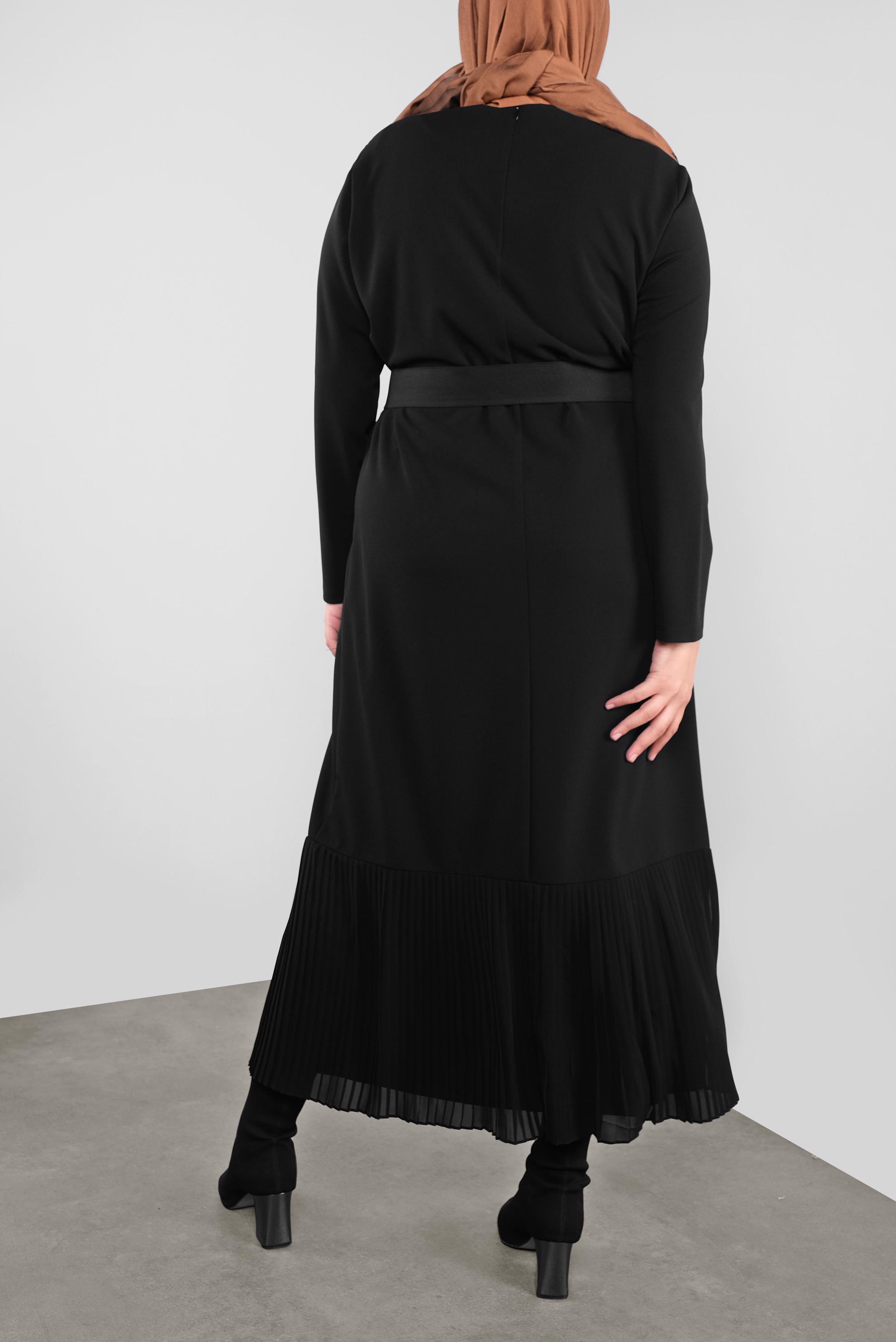 Vêtements hijab NOIR 20117 6775 ELBİSE 44/48