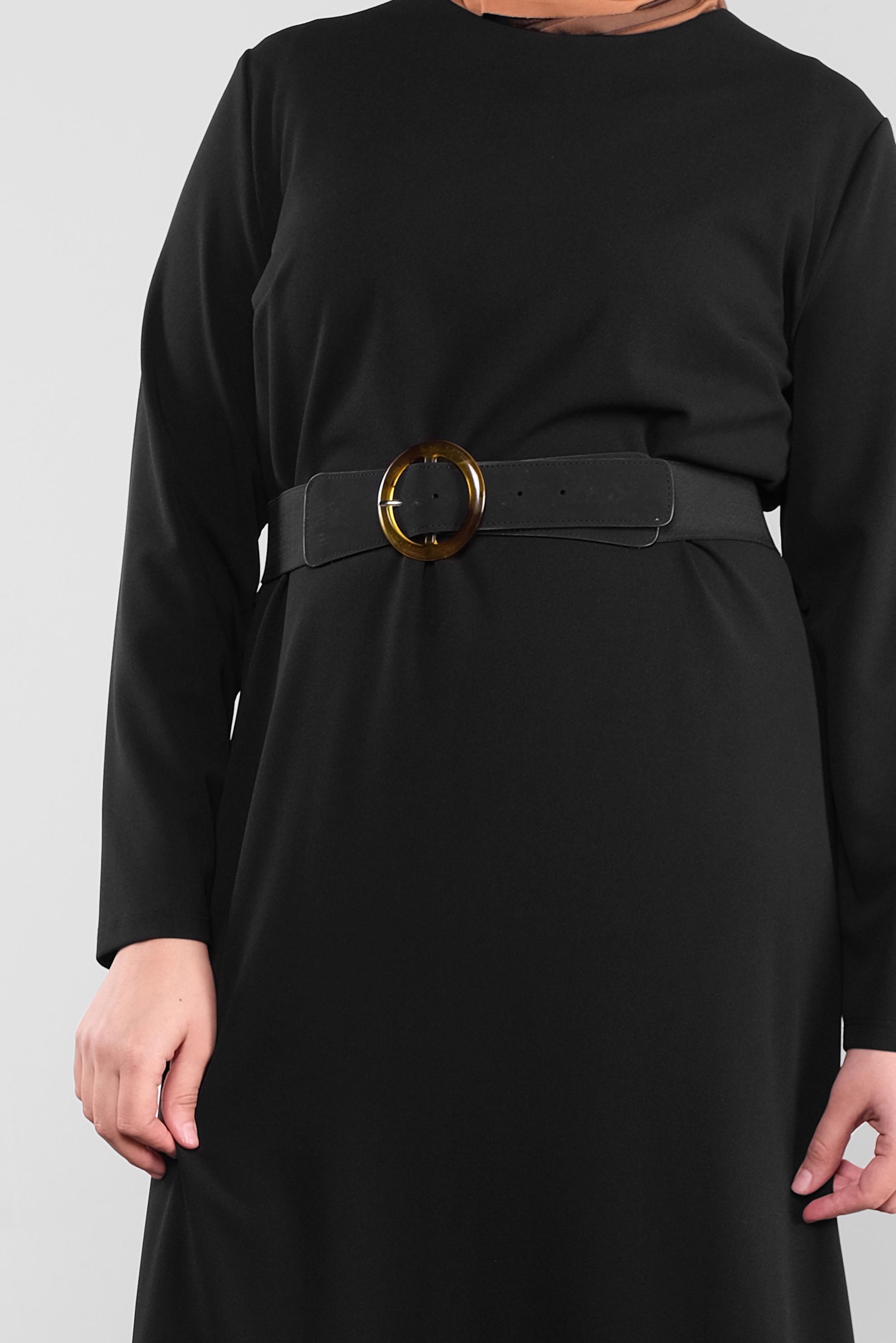 Vêtements hijab NOIR 20117 6775 ELBİSE 44/48