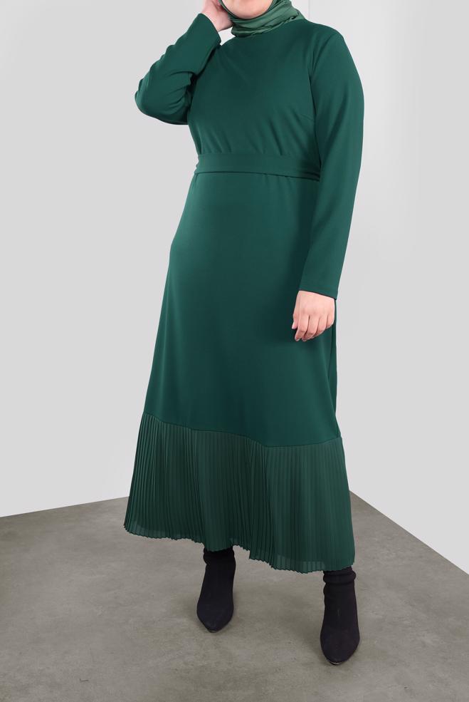 Hijab clothing GREEN 20117 6775 ELBİSE 44/48 - ALVİNA