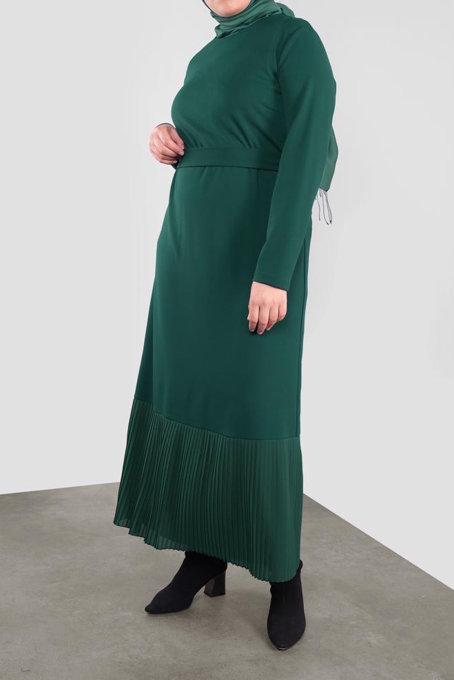 Hijab clothing GREEN 20117 6775 ELBİSE 44/48 - ALVİNA