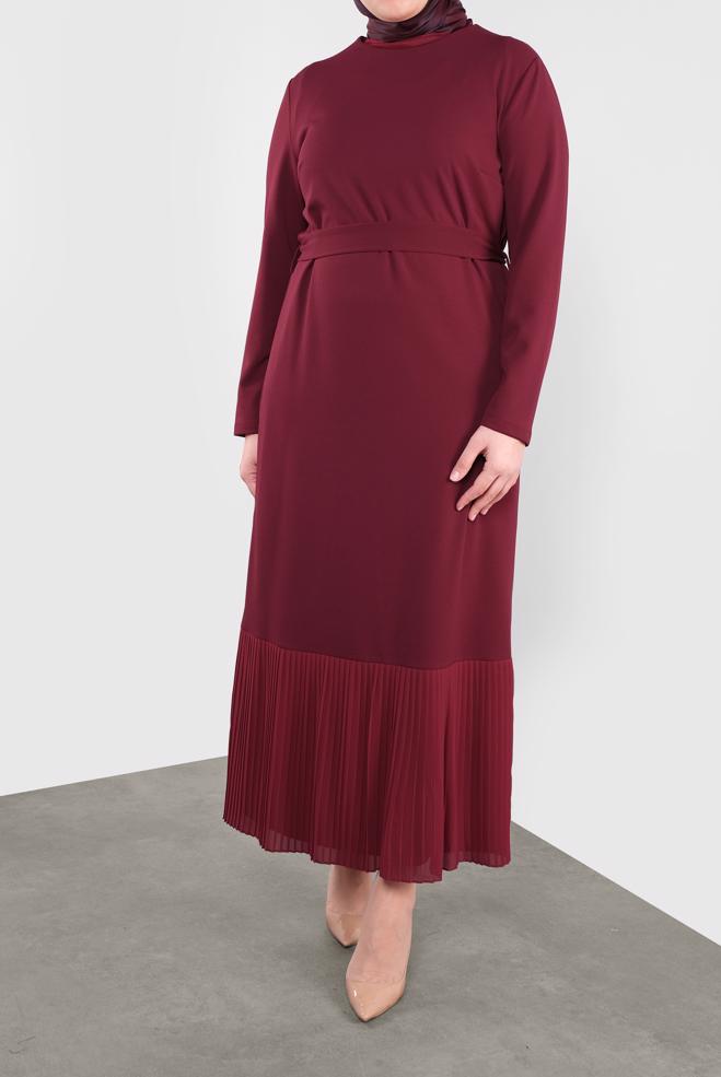 Hijab clothing RED 20117 6775 ELBİSE 44/48 - ALVİNA