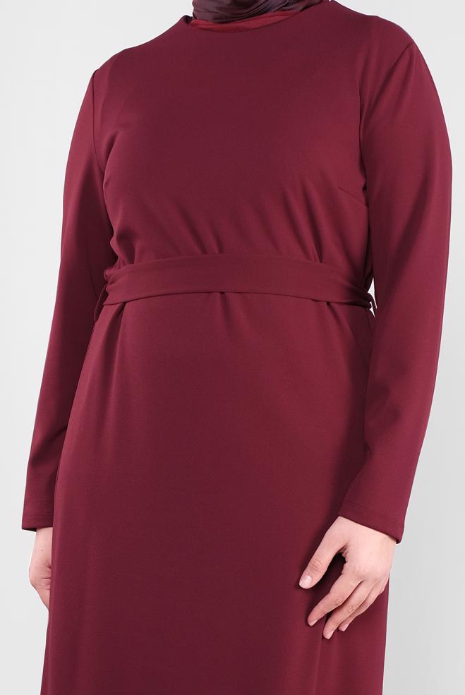 Hijab clothing RED 20117 6775 ELBİSE 44/48 - ALVİNA