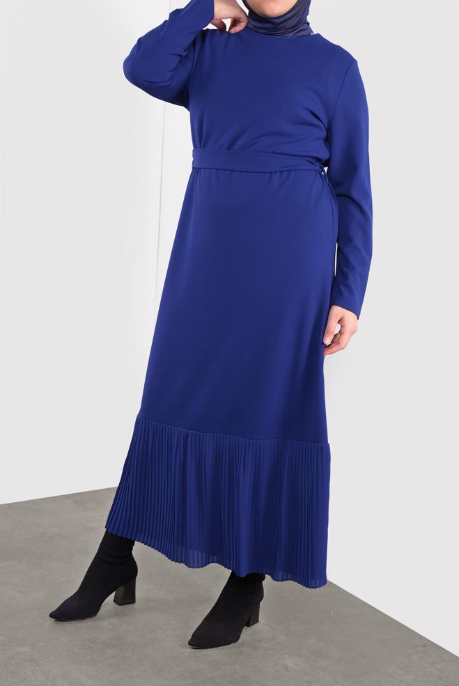 Hijab clothing NAVY BLUE 20117 6775 ELBİSE 44/48 - ALVİNA