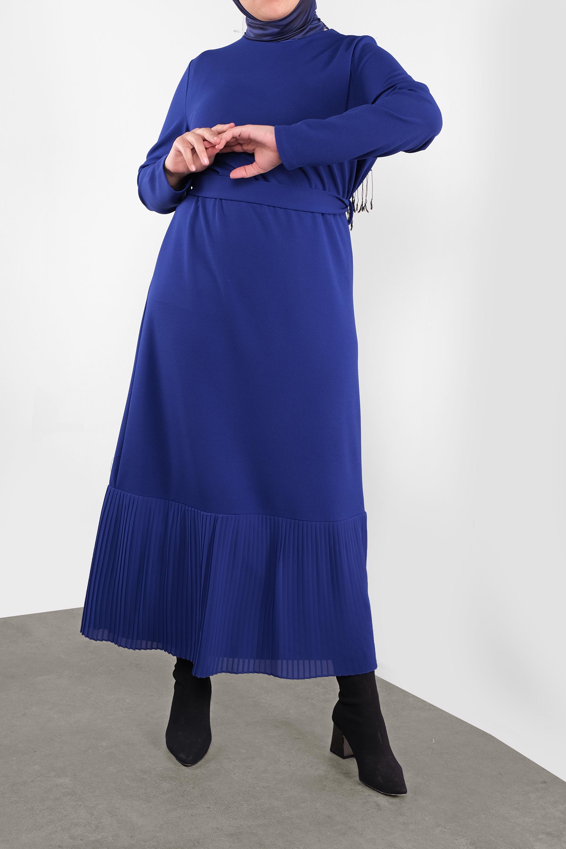 Vêtements hijab BLEU MARINE 20117 6775 ELBİSE 44/48