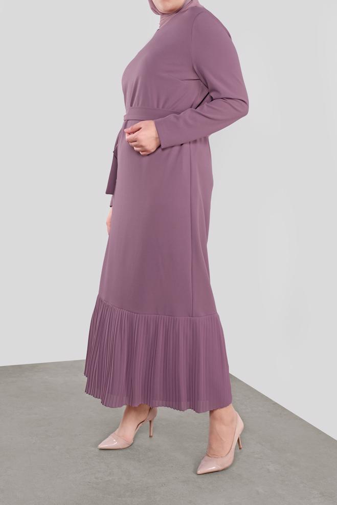 Hijab clothing PINK 20117 6775 ELBİSE 44/48 - ALVİNA