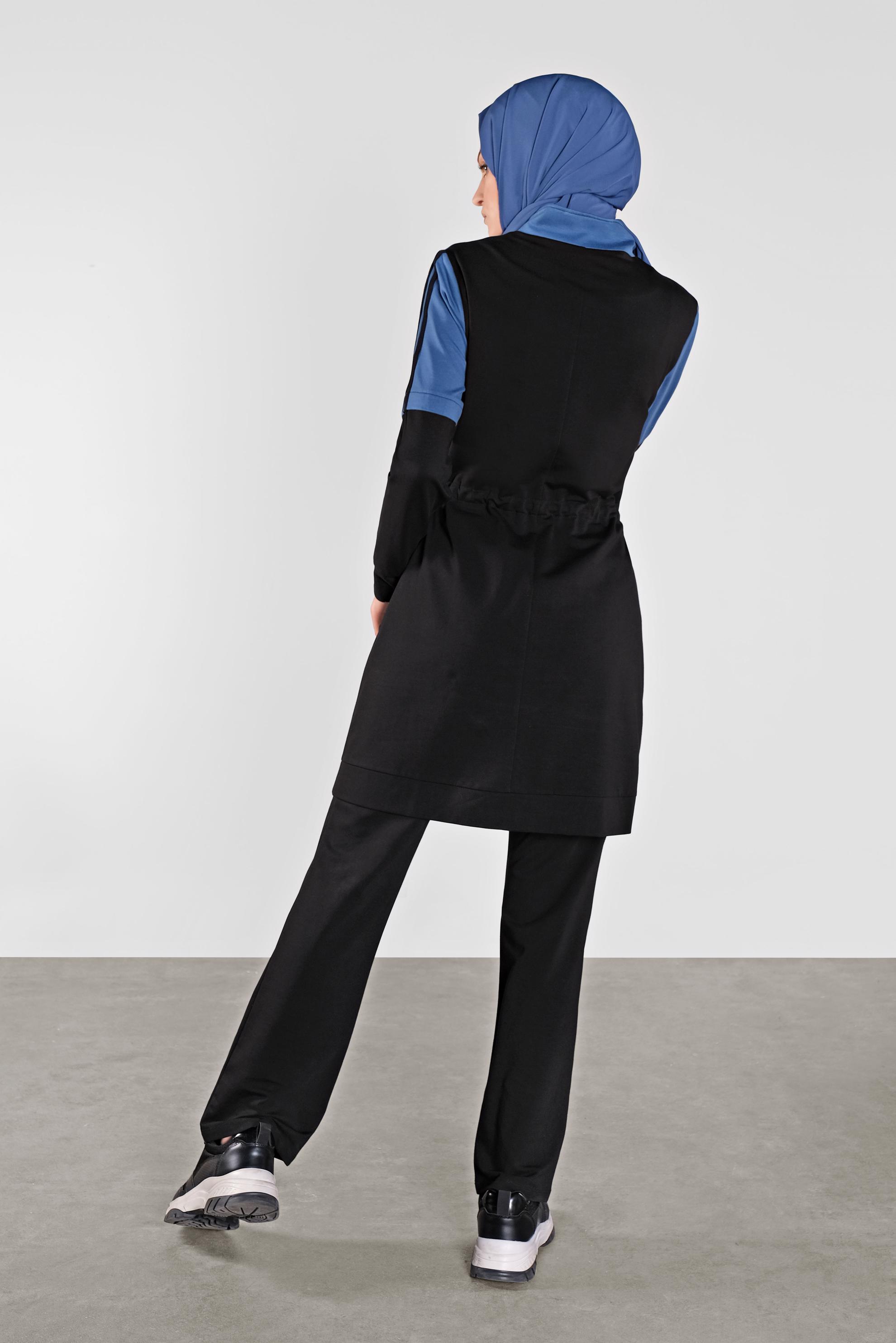 Tesettür giyim LACİVERT FERMUARLI EŞOFMAN TAKIMI 41106