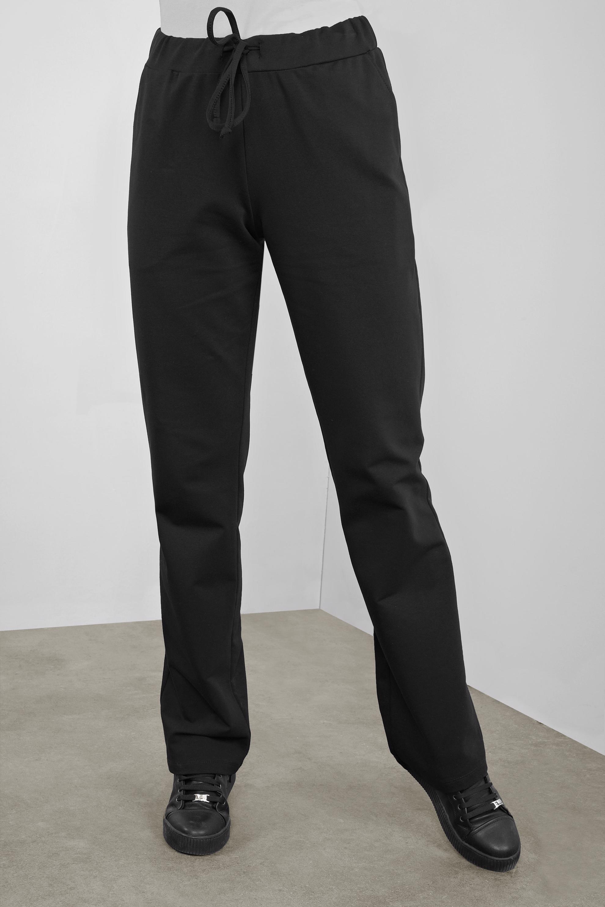 Hijab clothing BLACK ELASTIC-WAIST TRACKSUIT BOTTOM 70141