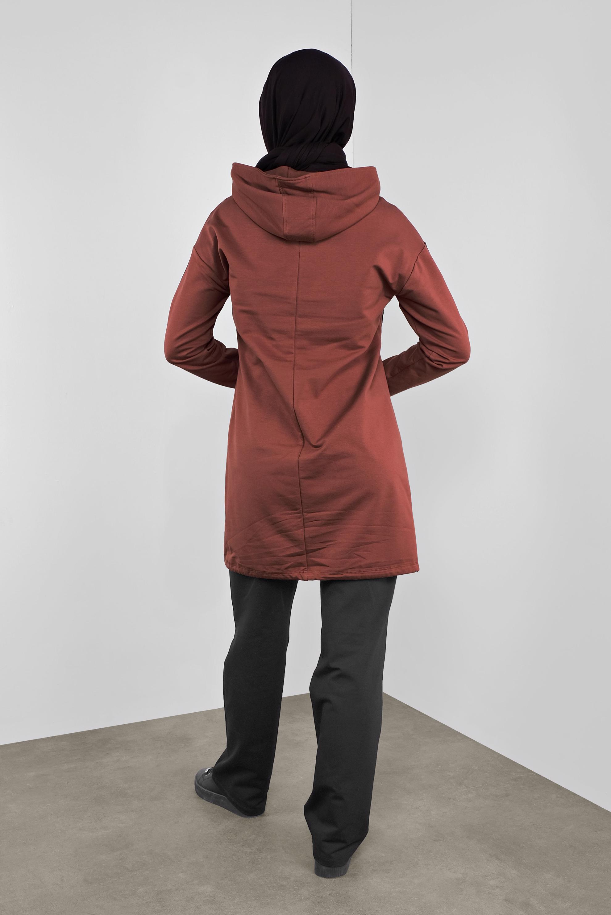 Hijab clothing BLACK ELASTIC-WAIST TRACKSUIT BOTTOM 70141