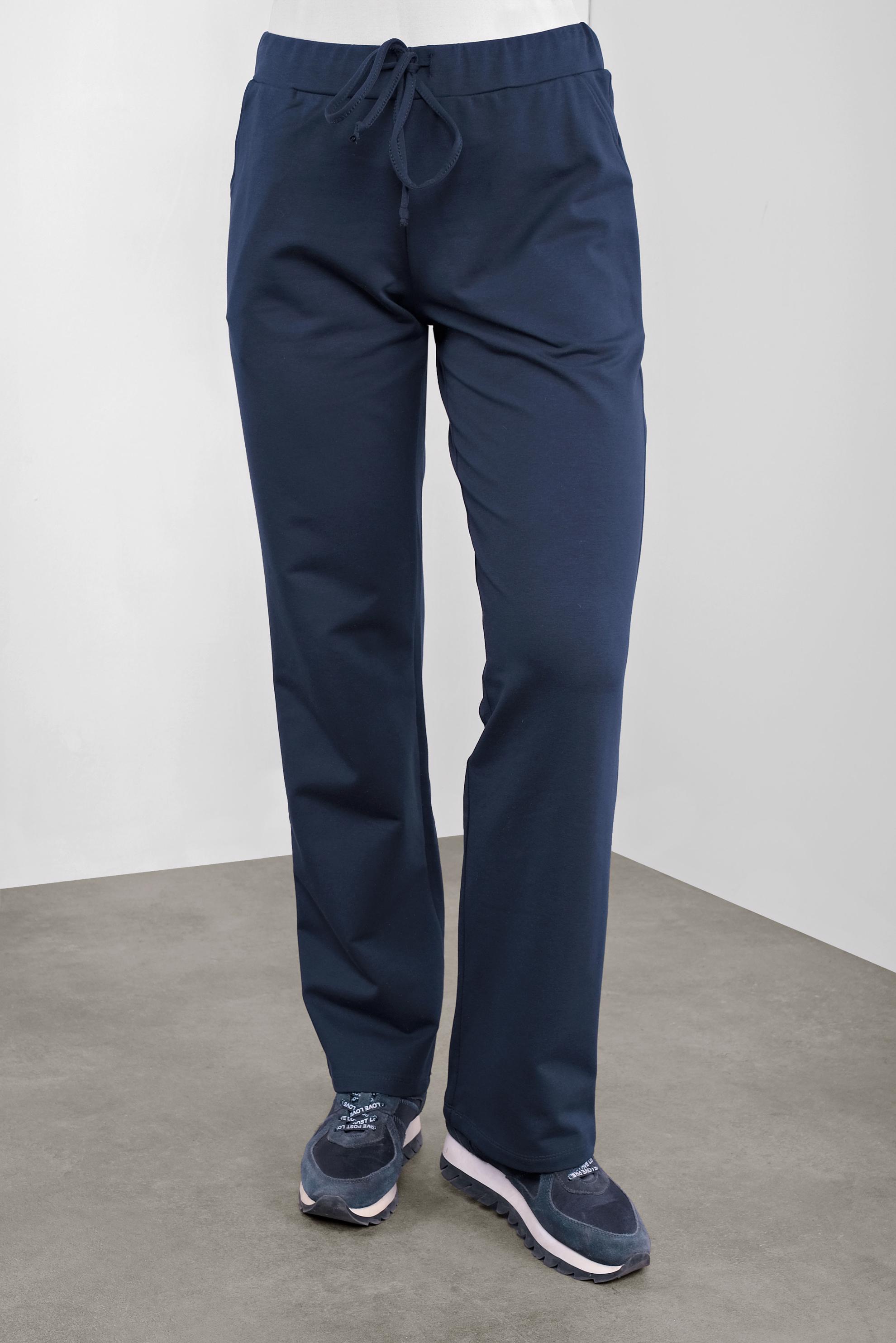 Hijab clothing NAVY BLUE ELASTIC-WAIST TRACKSUIT BOTTOM 70141