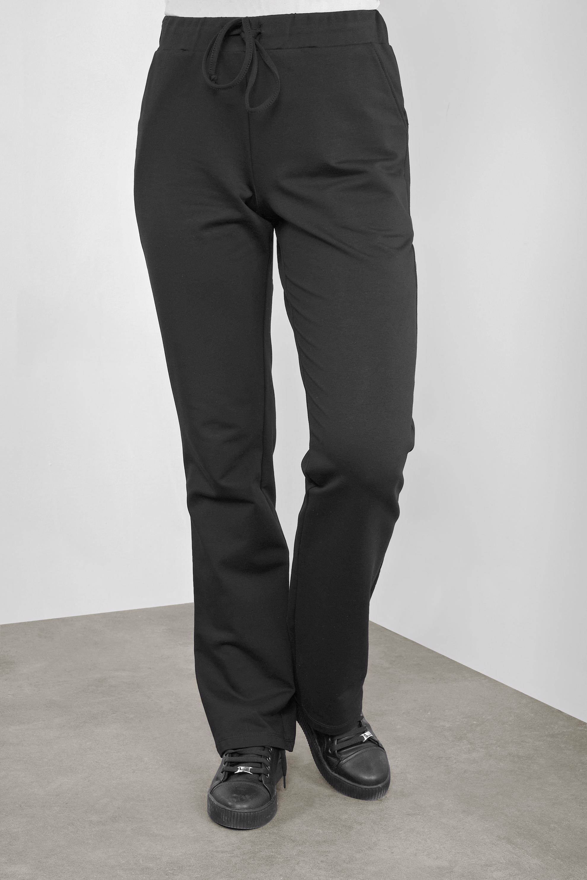 Tesettür giyim SİYAH BAĞCIKLI PAMUKLU  EŞOFMAN ALTI 70143 