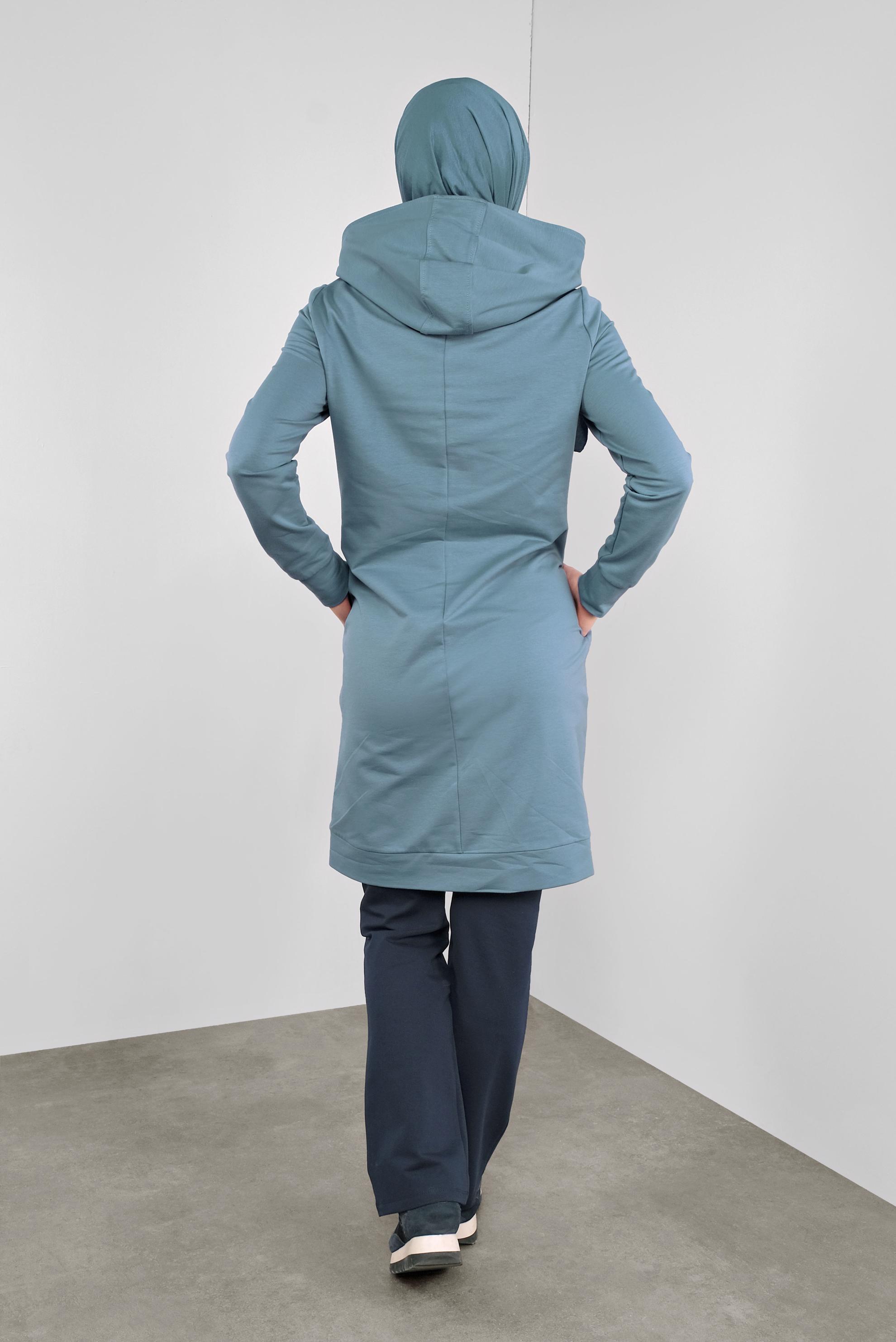 Hijab clothing NAVY BLUE COTTON TRACKSUIT BOTTOM 70143 