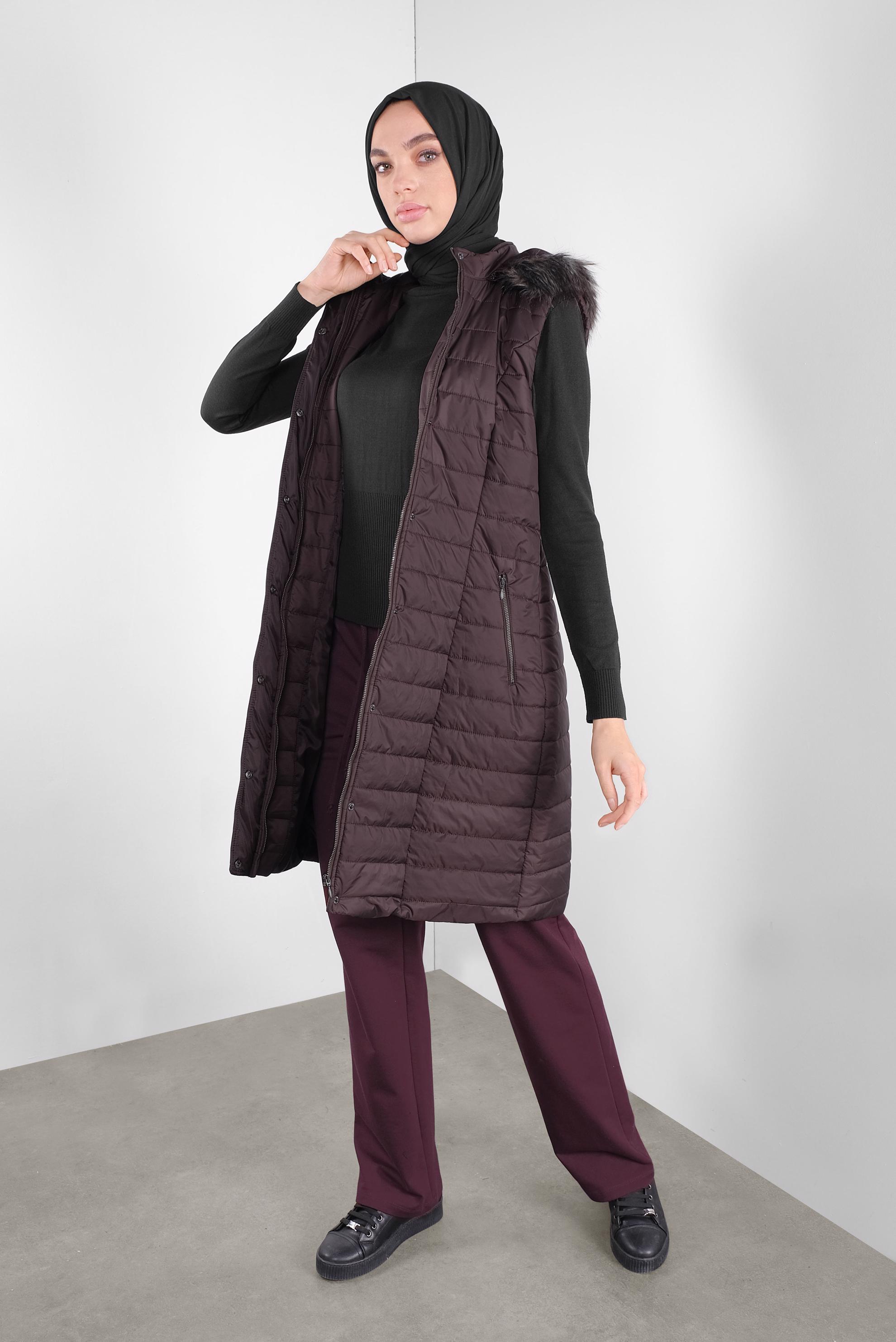 Tesettür giyim MÜRDÜM BELDEN BAĞLAMALI EŞOFMAN ALTI 70144