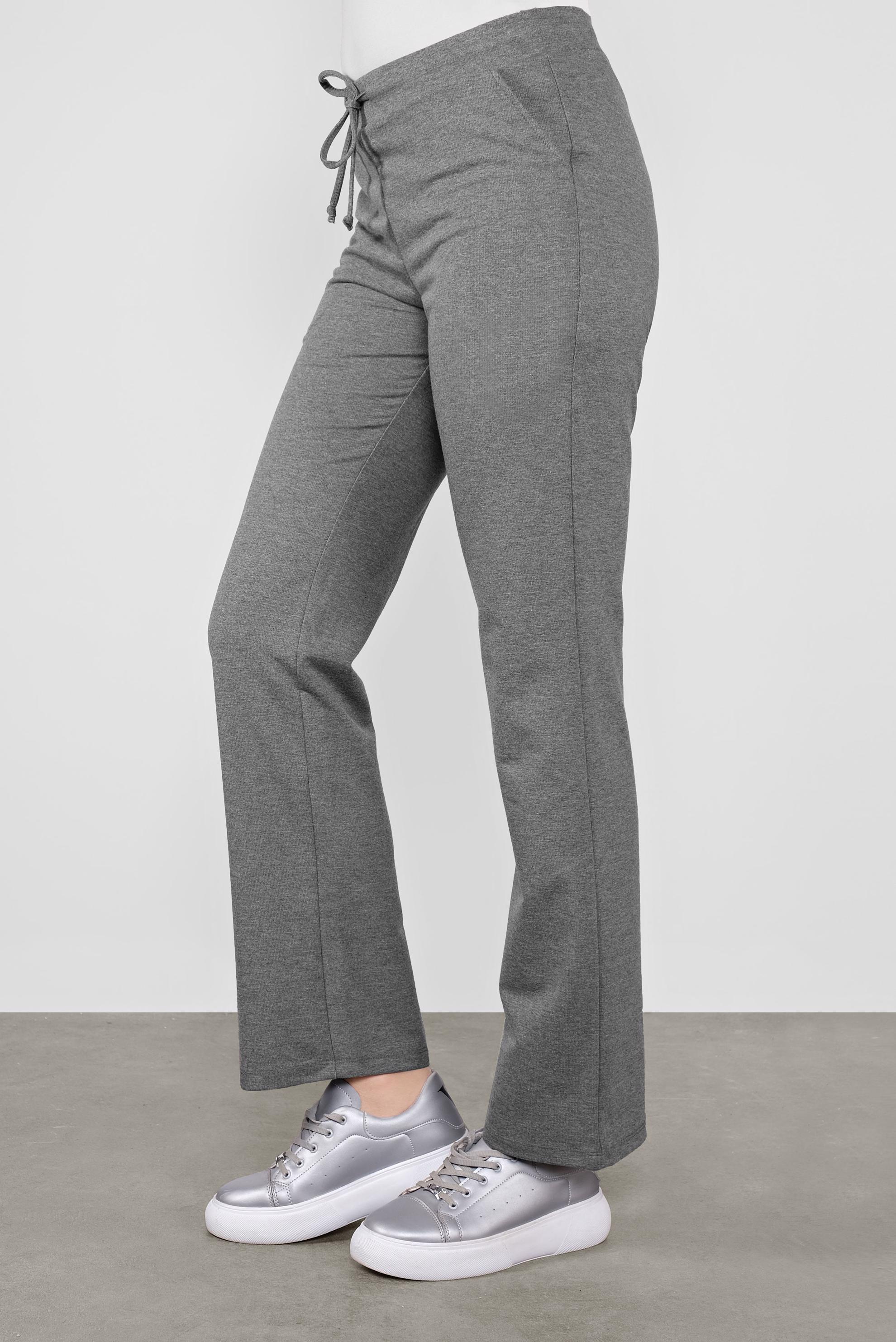 Hijab clothing GREY TIE-WAIST COTTON JOGGERS 70145 