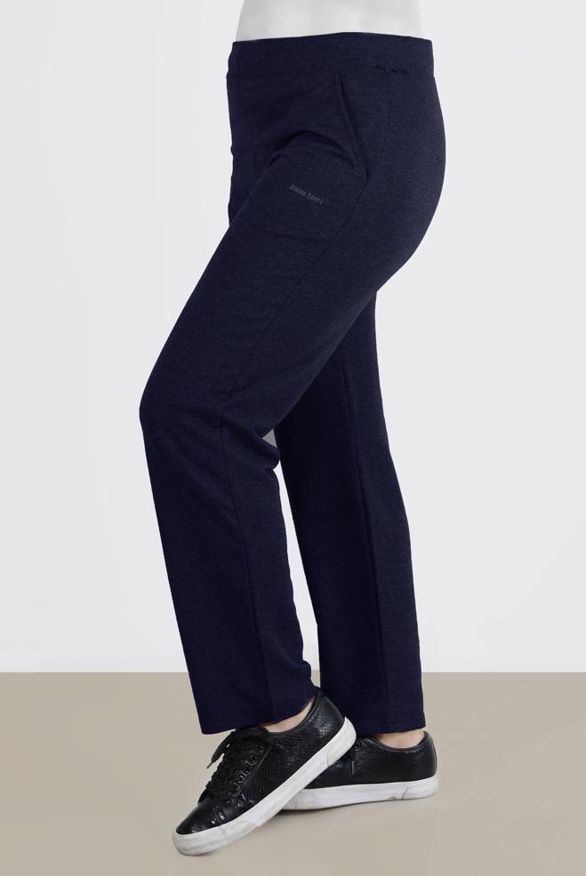 Tesettür giyim LACİVERT DÜZ KESİM EŞOFMAN ALT 7426  - ALVİNA