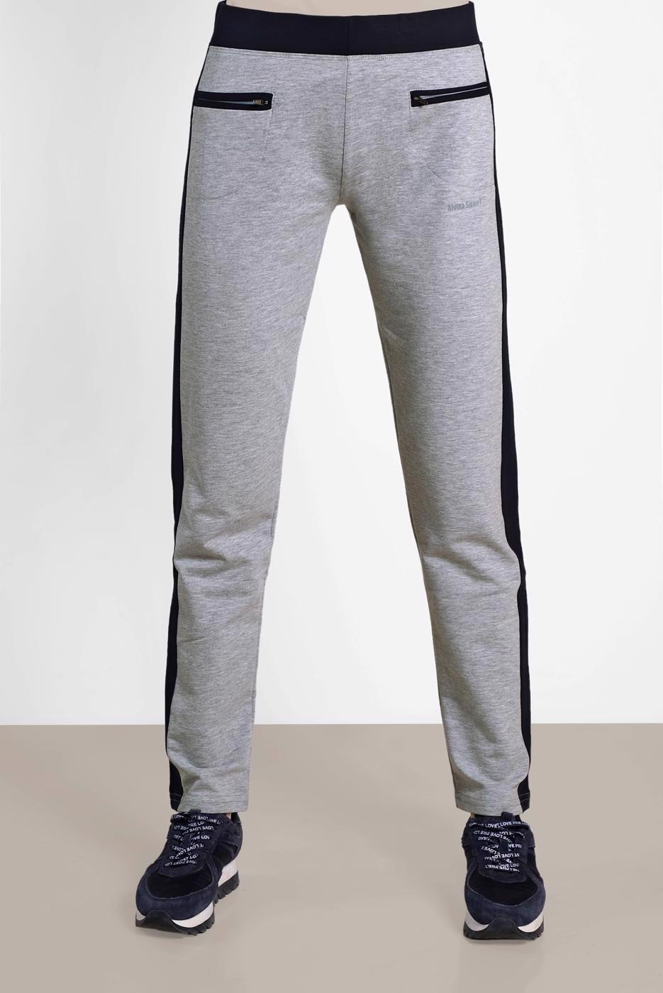 Hijab clothing GREY STRIPED SWEATPANTS 7574