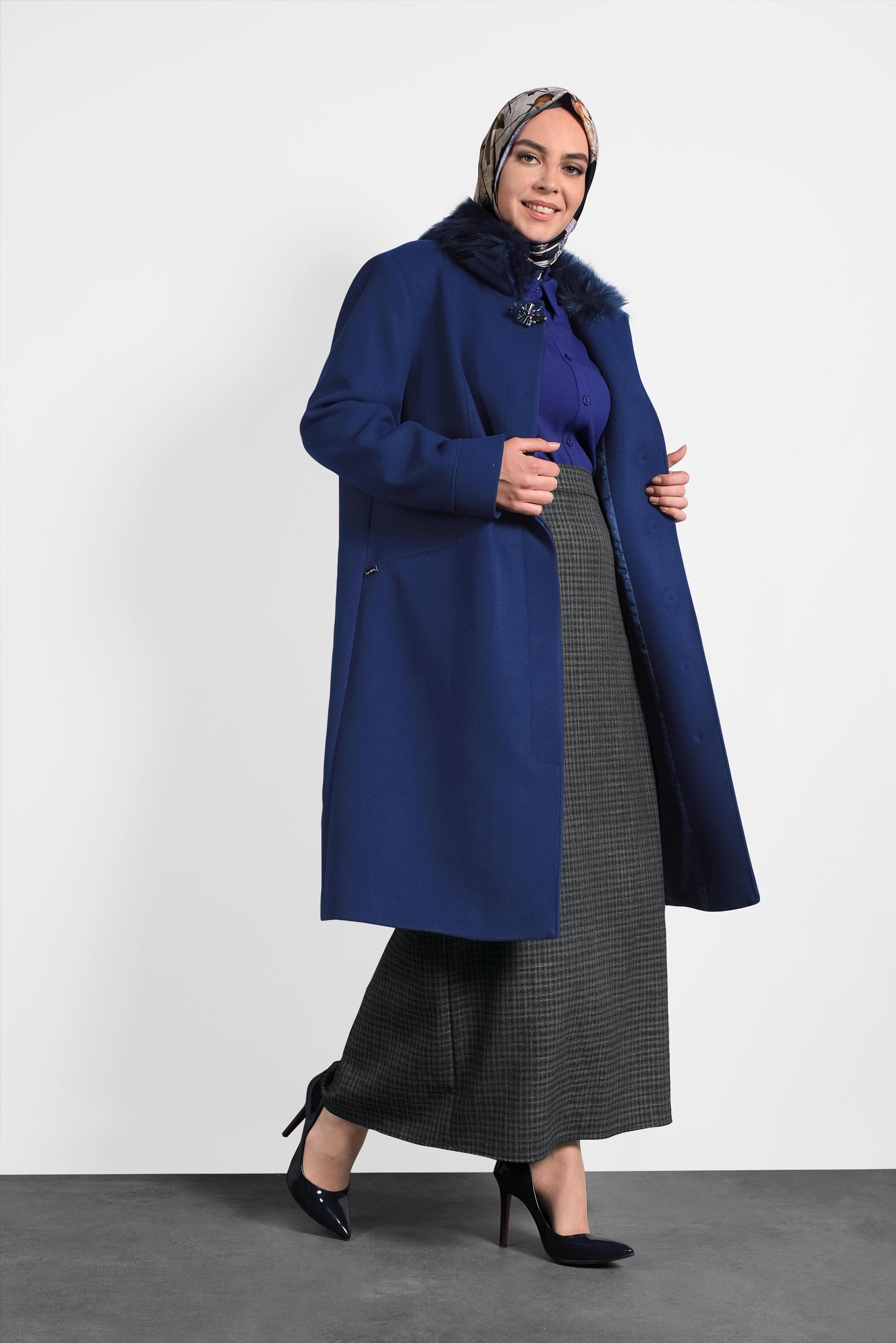 Vêtements hijab NOIR JUPE ZIPPÉE 60015