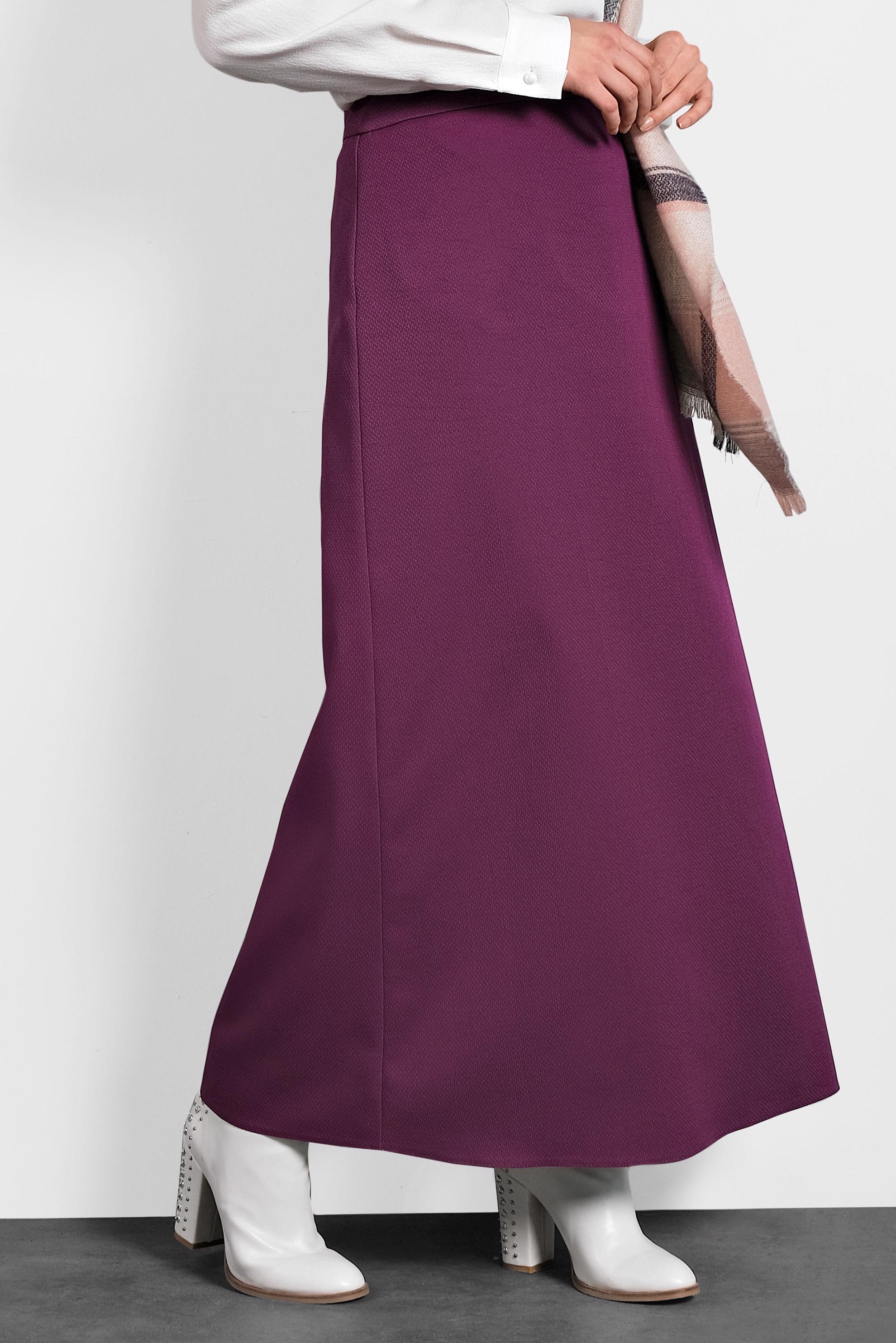 Hijab clothing PURPLE A LINE SKIRT 60018 