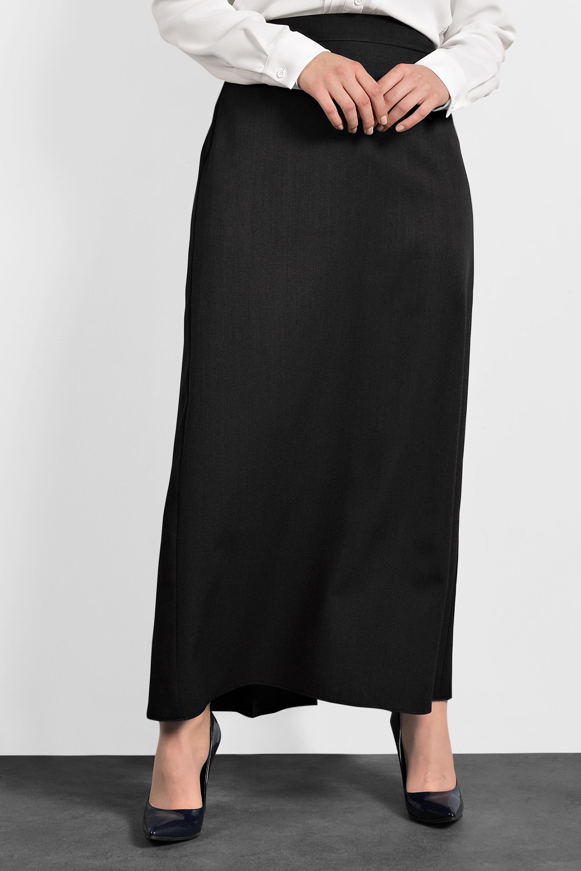 Tesettür giyim SİYAH A KESİM ETEK 60030 