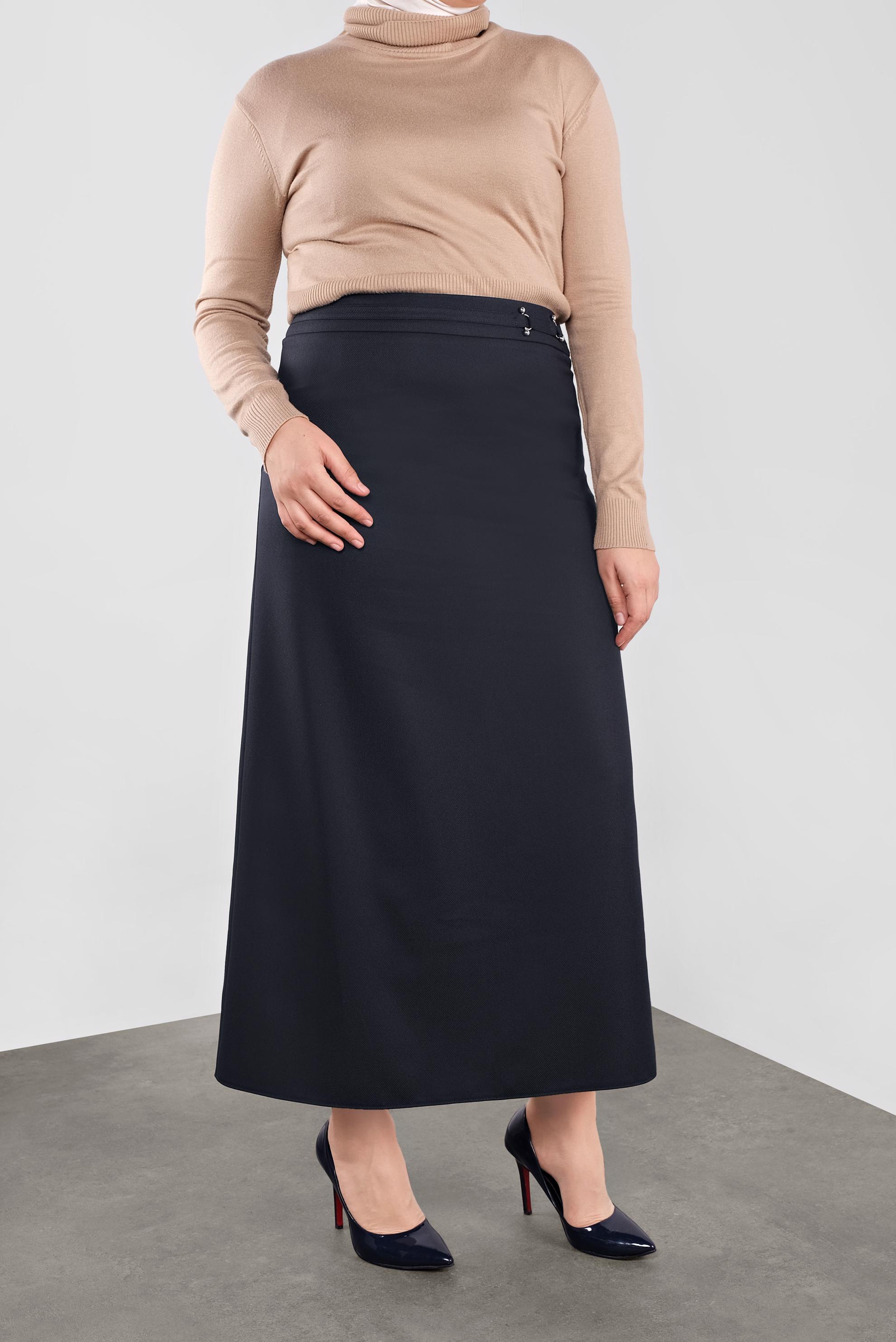 Vêtements hijab BLEU MARINE JUPE EN LIGNE A 60126